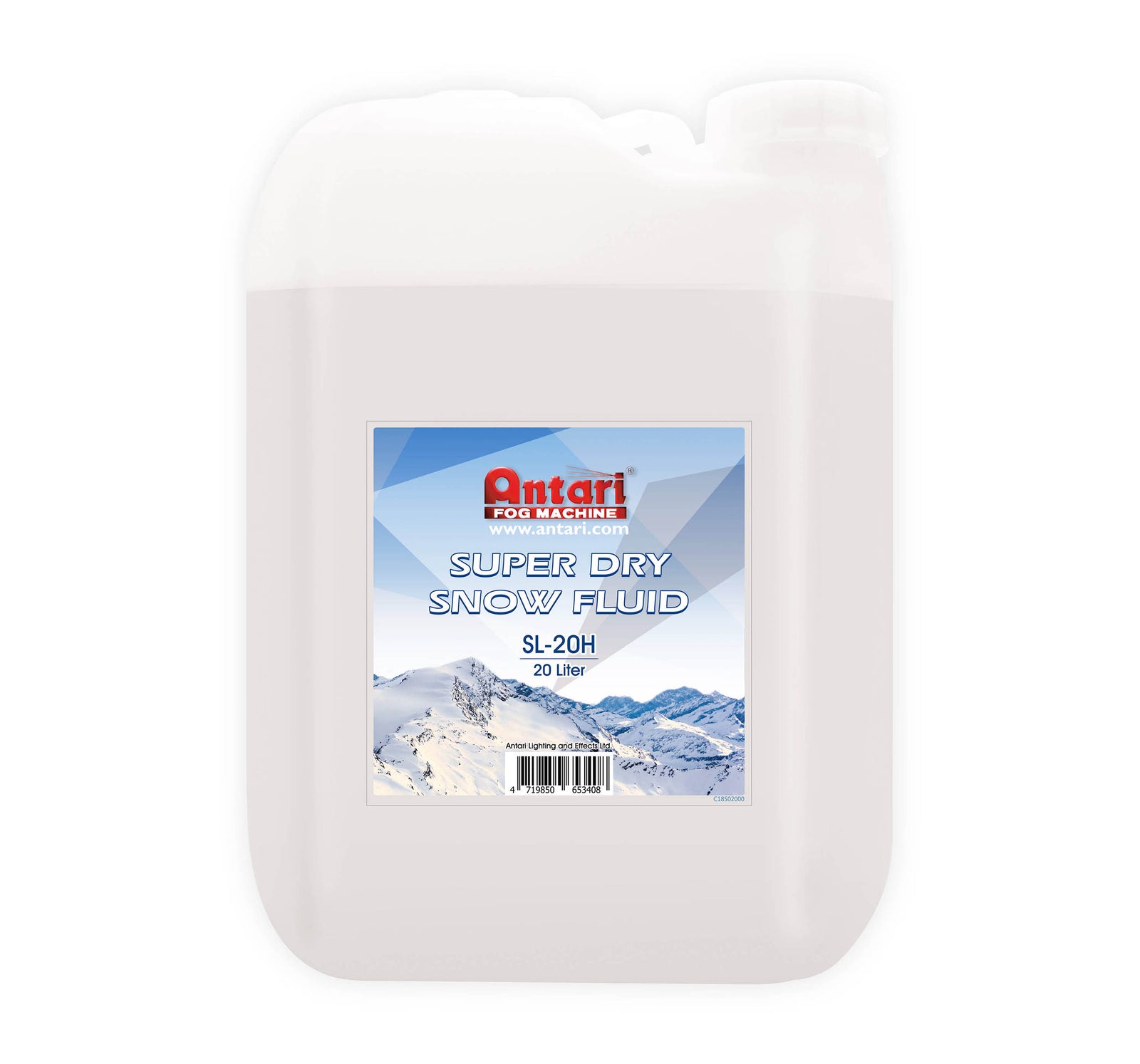 Antari SL-20H Super Dry High Volume Snow Fluid - 20L Bottle by Antari