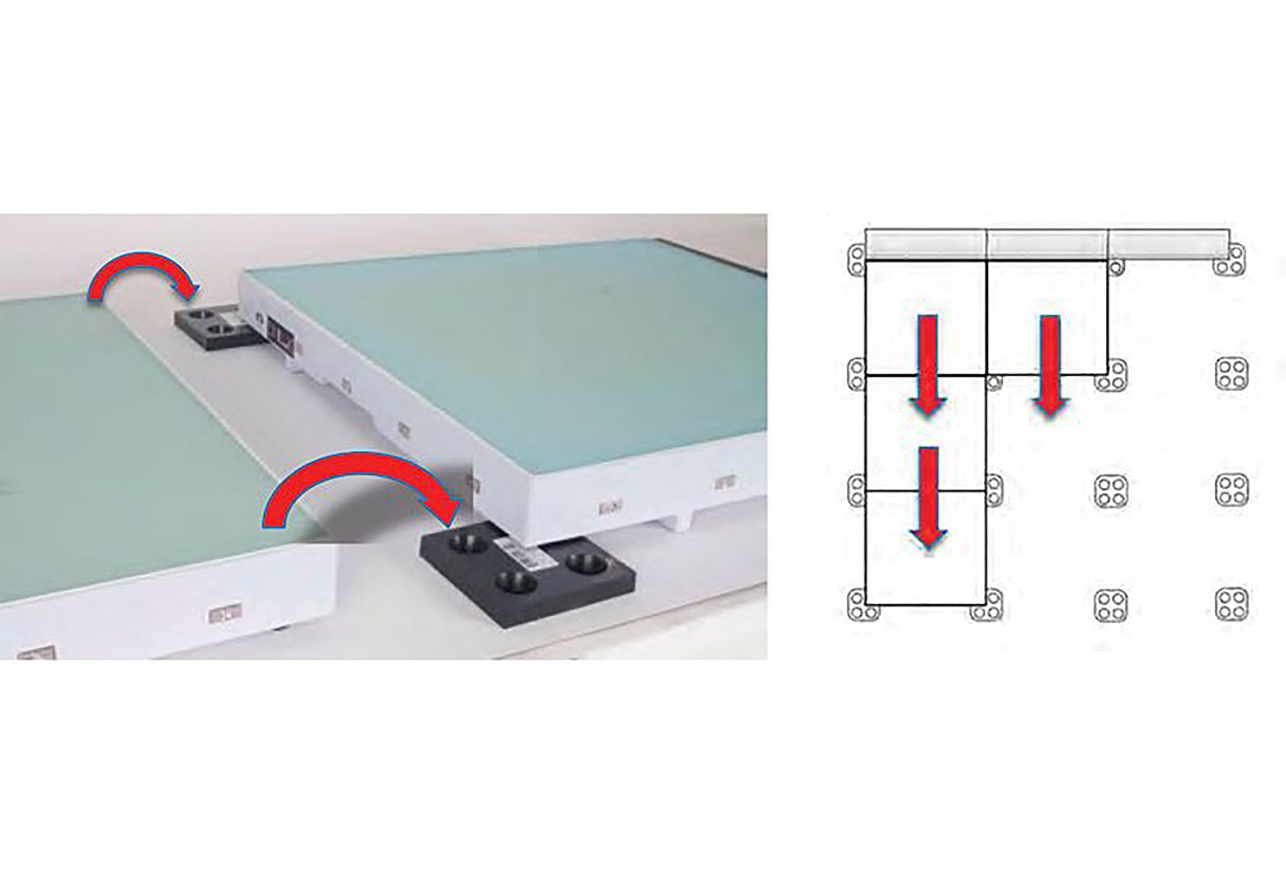 ADJ MDF2FCB, Floor Connection Bracket for MDF2 Dance Floor by ADJ
