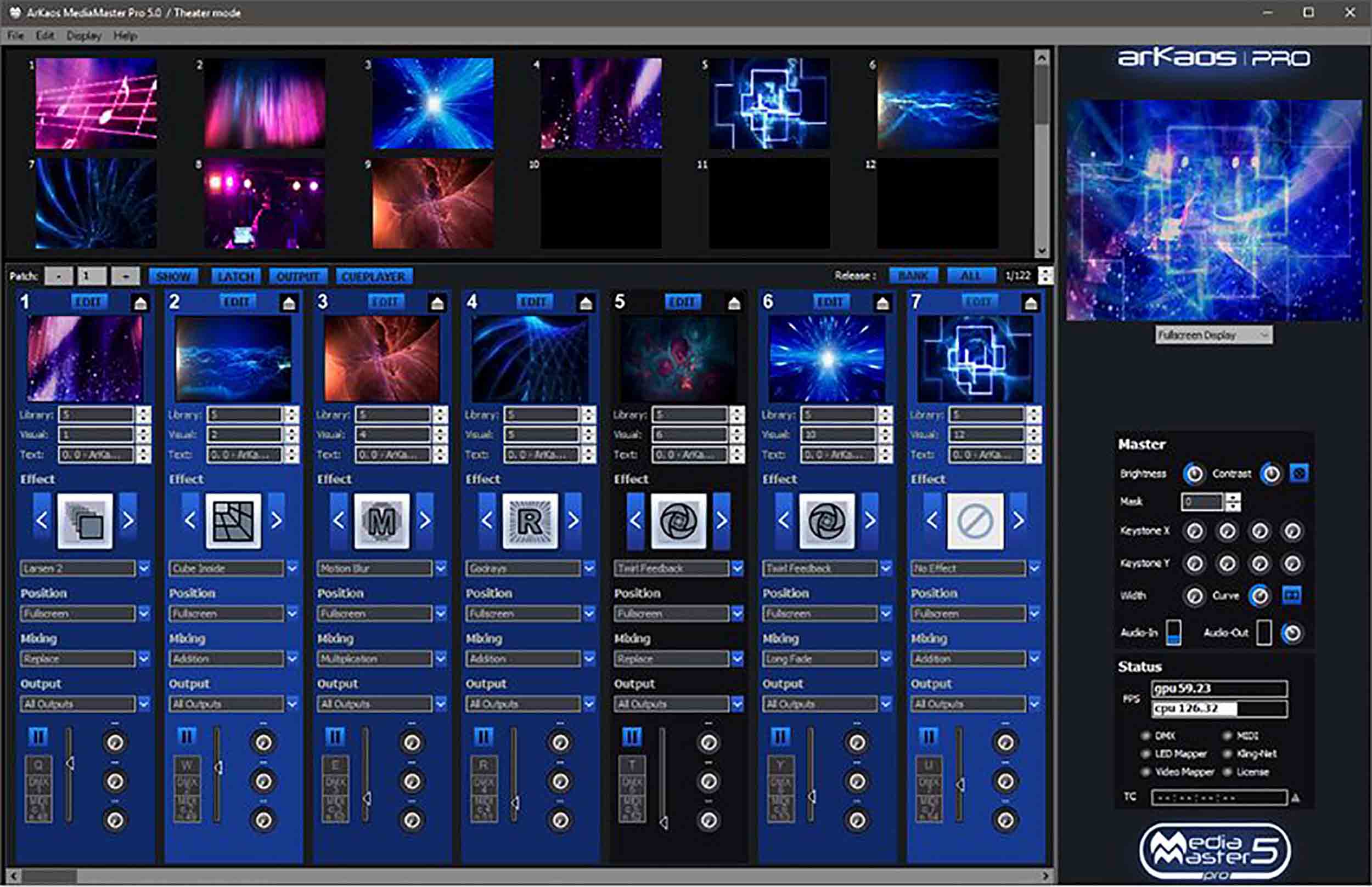 ADJ Studio Server, ArKaos Powerful System for Lighting Designer