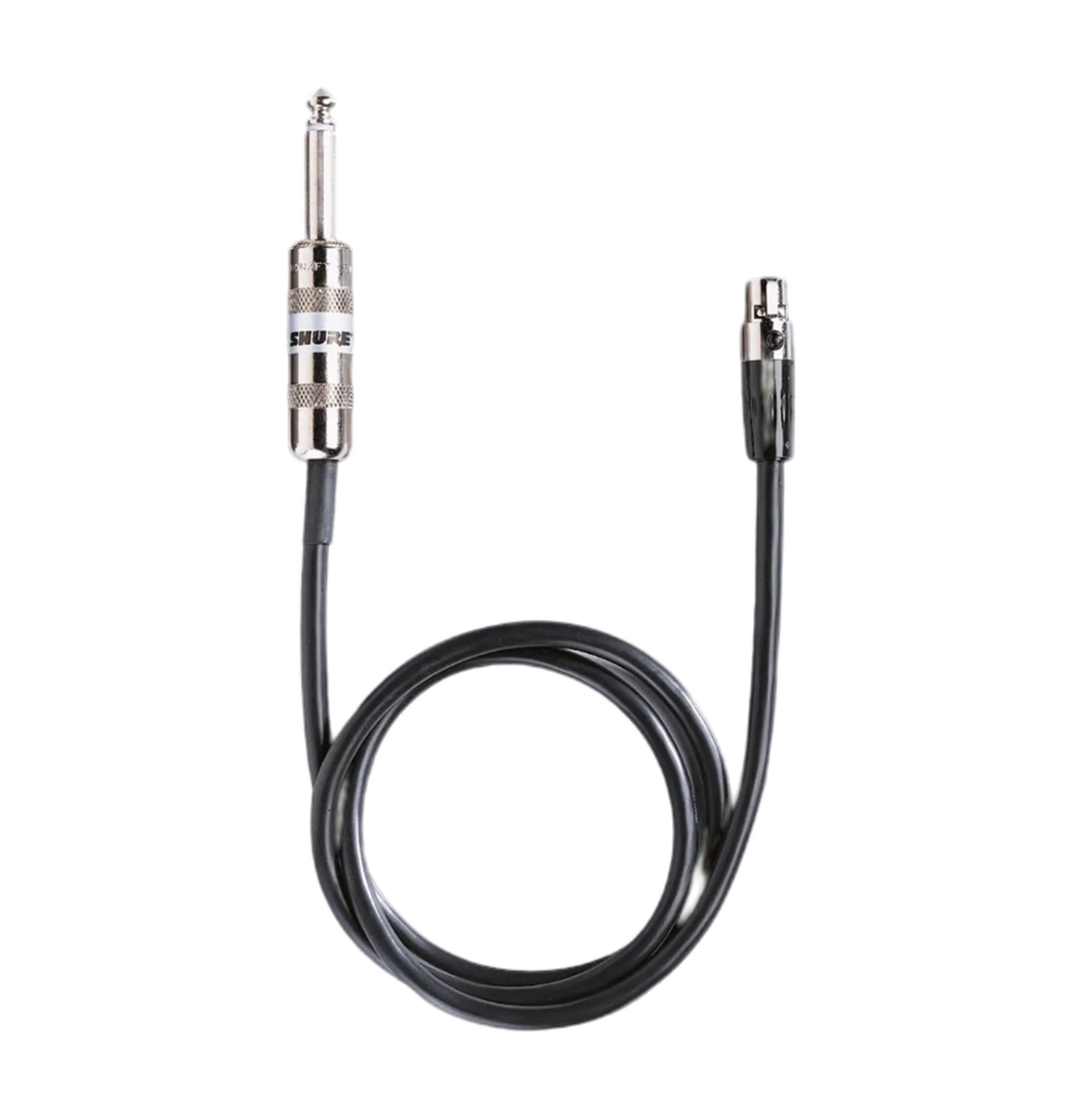 Shure WA302, 1/4-Inch Instrument to TA4F Cable for Shure Bodypack Transmitters