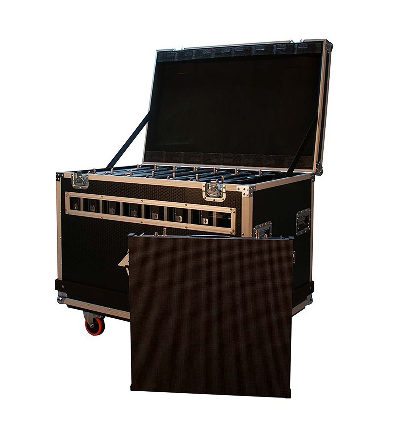 ADJ VS3IPFC8, Heavy Duty Road Case for Transport of Up To 8 ADJ VS3IP LED Video Panels by ADJ