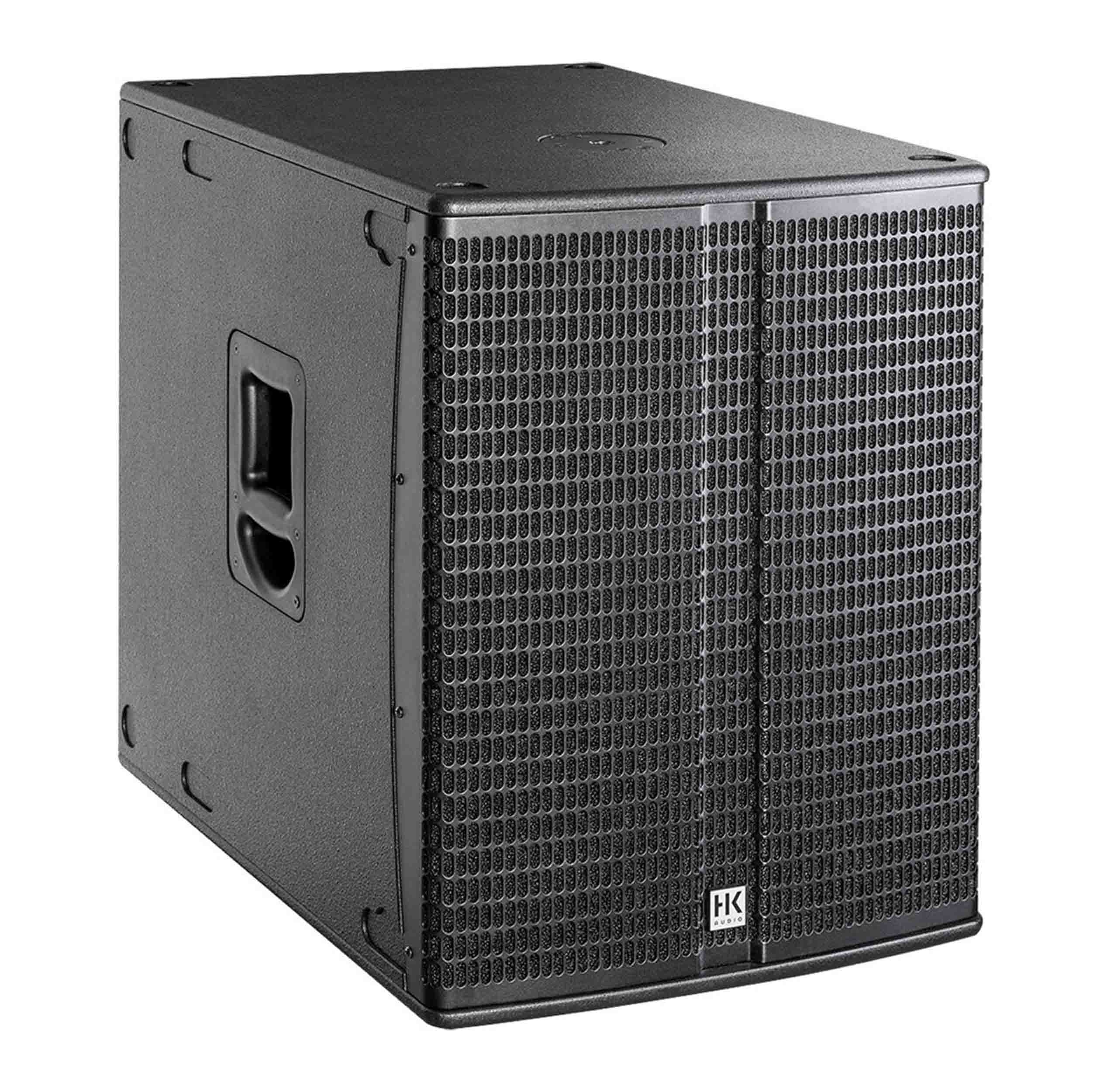 HK Audio LINEAR-SUB-1800-A, 18" Powered Bass Reflex Subwoofer - 1200W by HK Audio