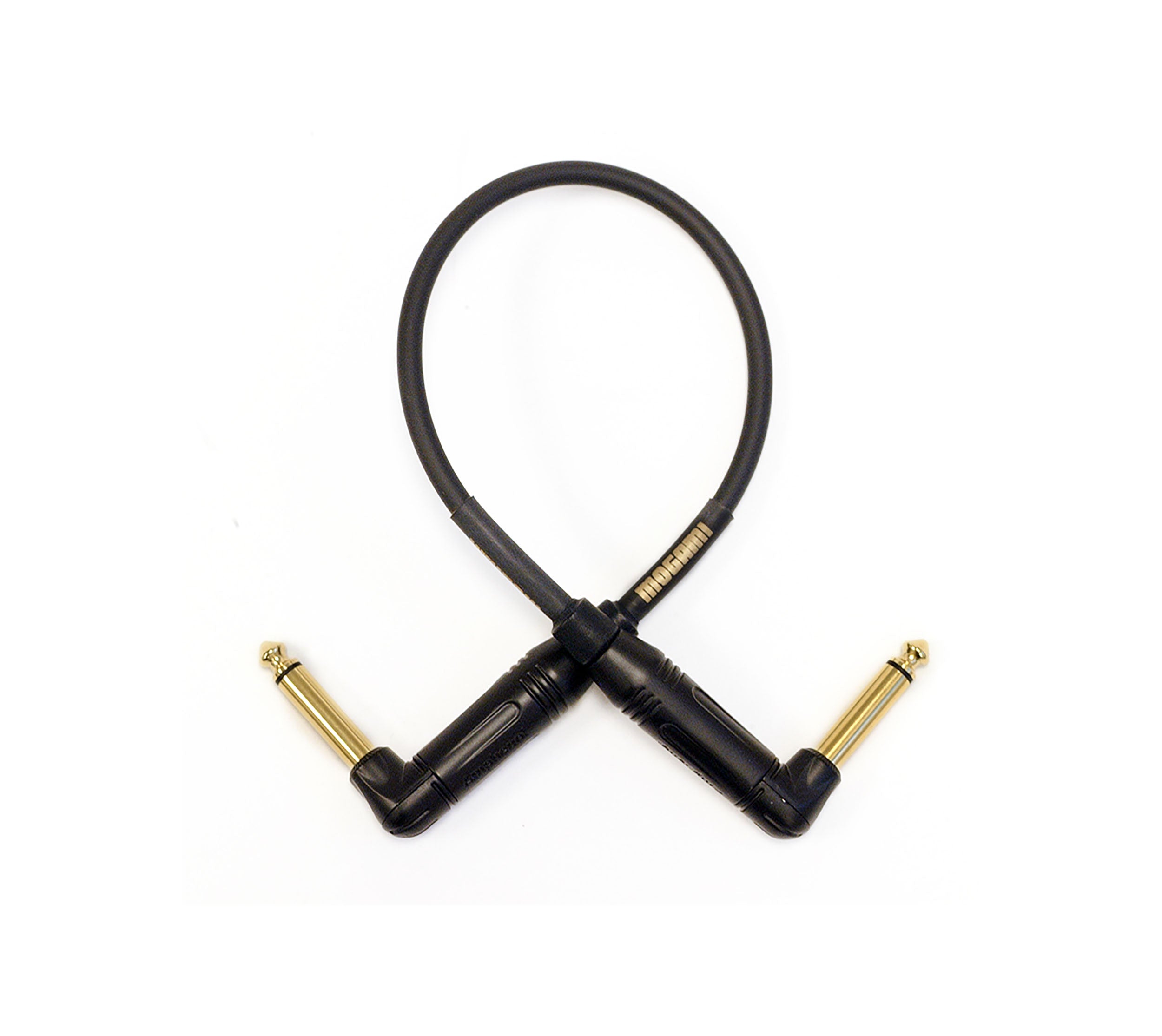 Mogami Gold Instrument-01-RR, Right Angle Cable - 10 Inch