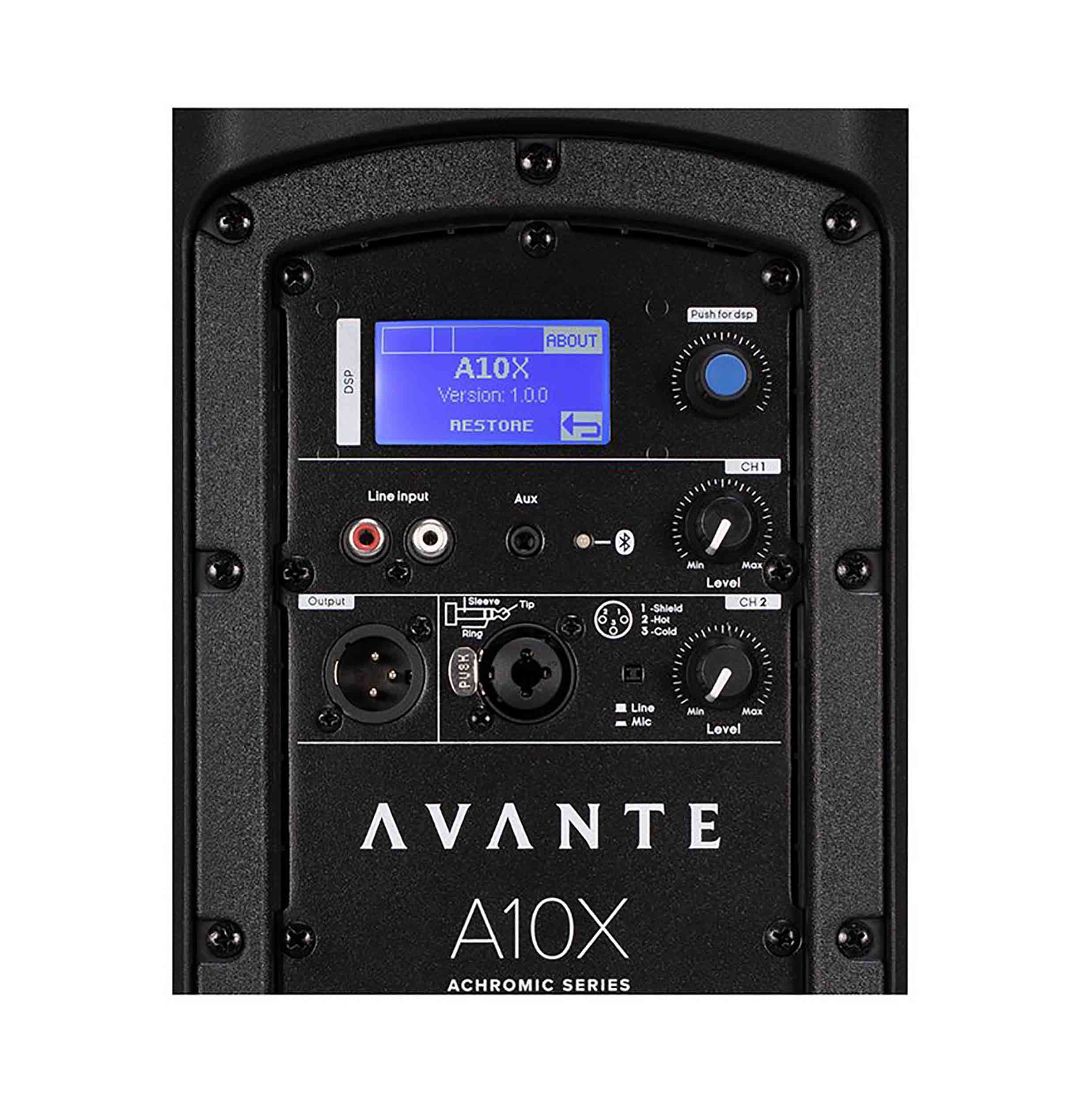 Avante Audio A10X, Achromic X Series 10-Inch 2-Way Active Loudspeaker - Black by Avante