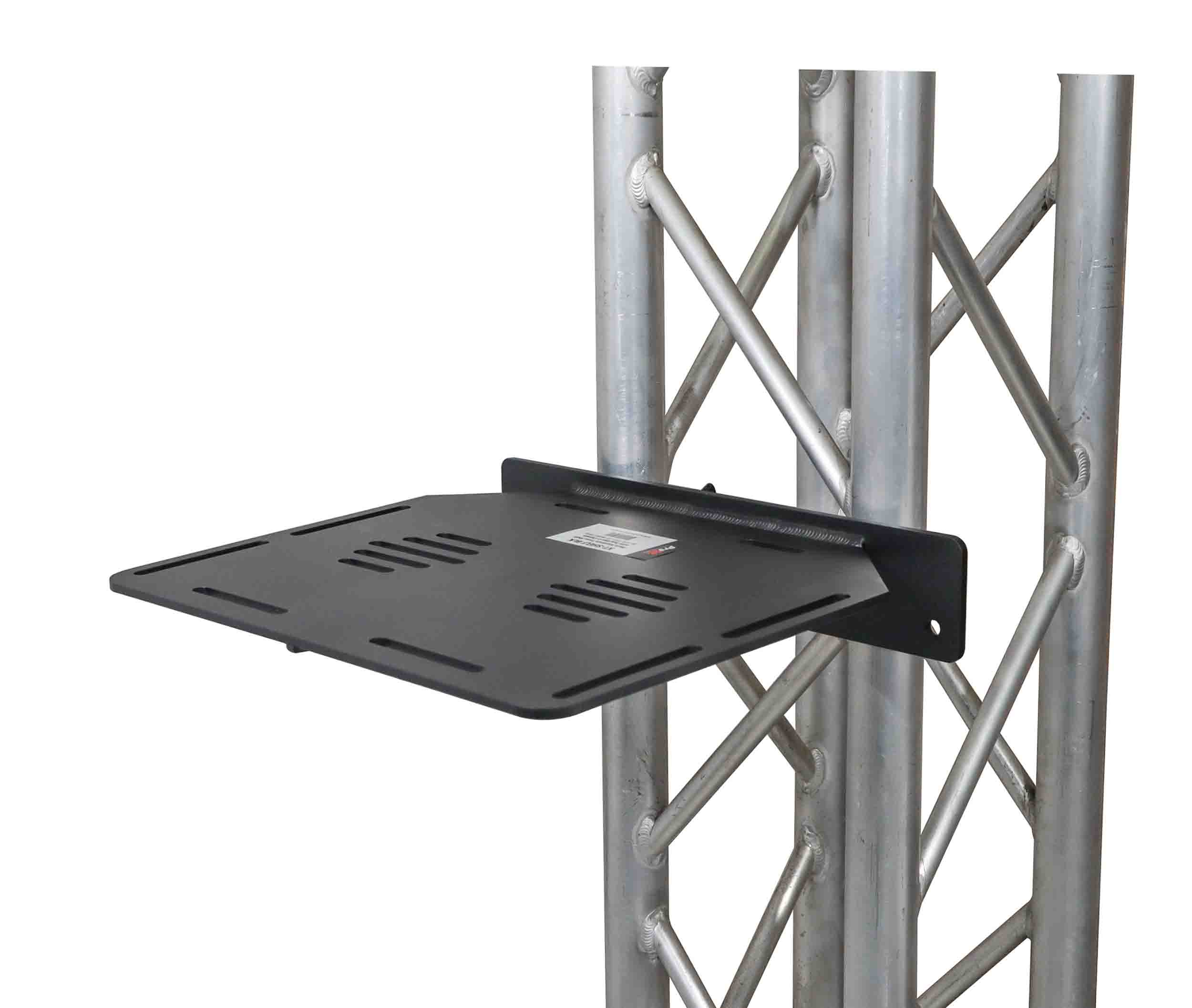 ProX XT-SHELFBLK, Aluminum Truss Shelf with Dual O-Style Pro Clamps 14"x16" Shelf Space - Black by ProX Cases