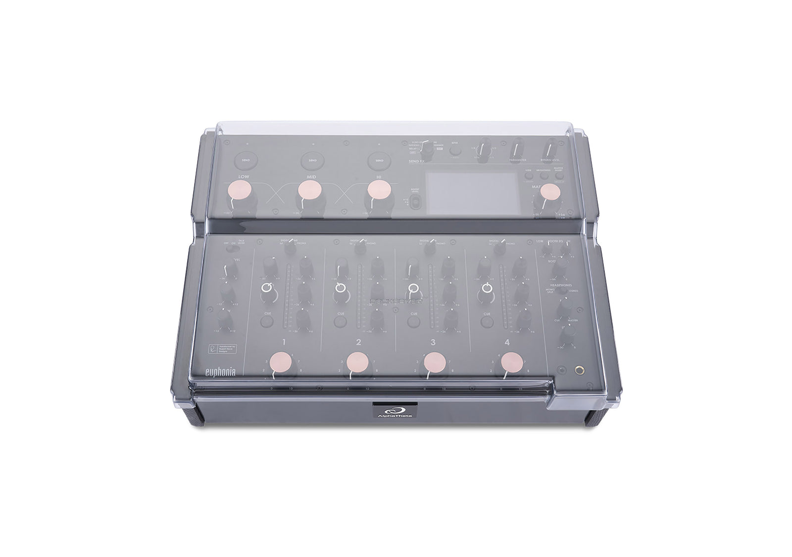 Decksaver DS-PC-EUPHONIA, Protection Cover for AlphaTheta Euphonia Mixer by Decksaver