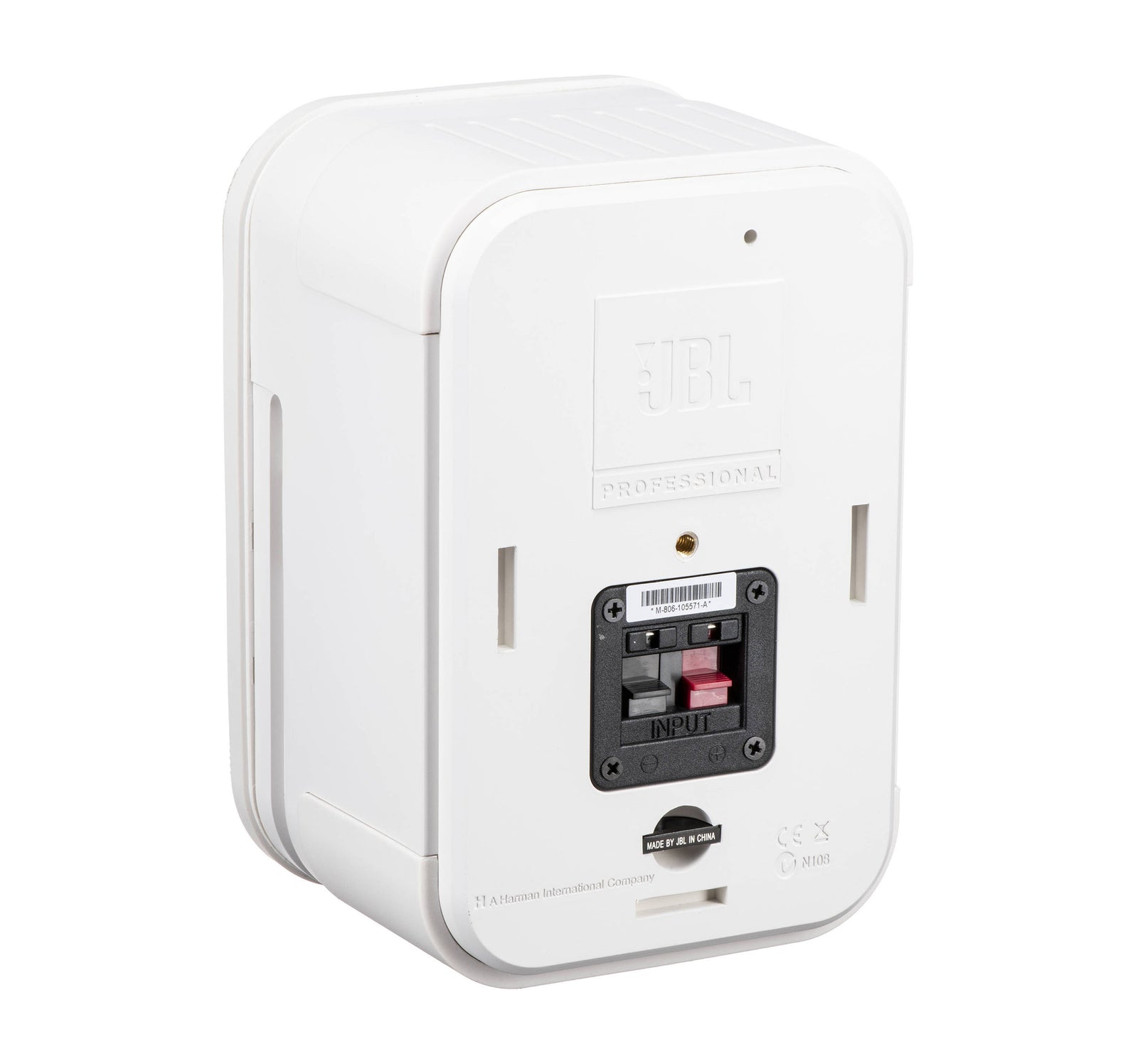 JBL C1PRO-WH, 5" Two-Way Professional Compact Loudspeaker - Single White Speaker by JBL