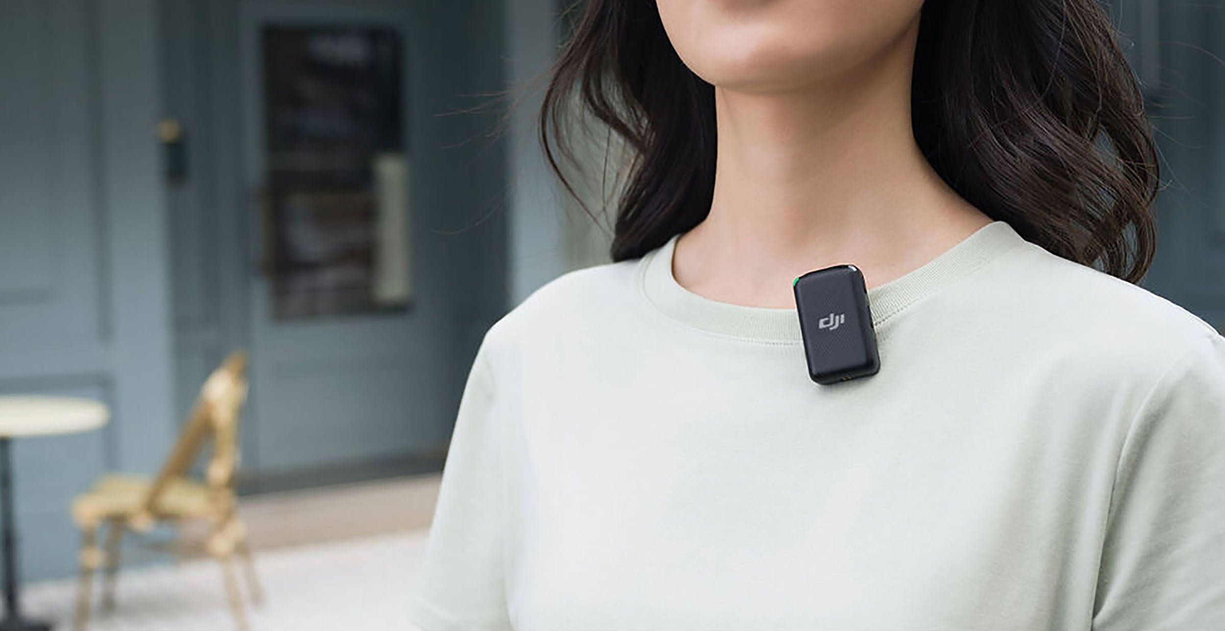 DJI Mic CP.RN.00000308.01, Compact Digital Wireless Microphone System/Recorder for Camera and Smartphone (2.4 GHz) by DJI