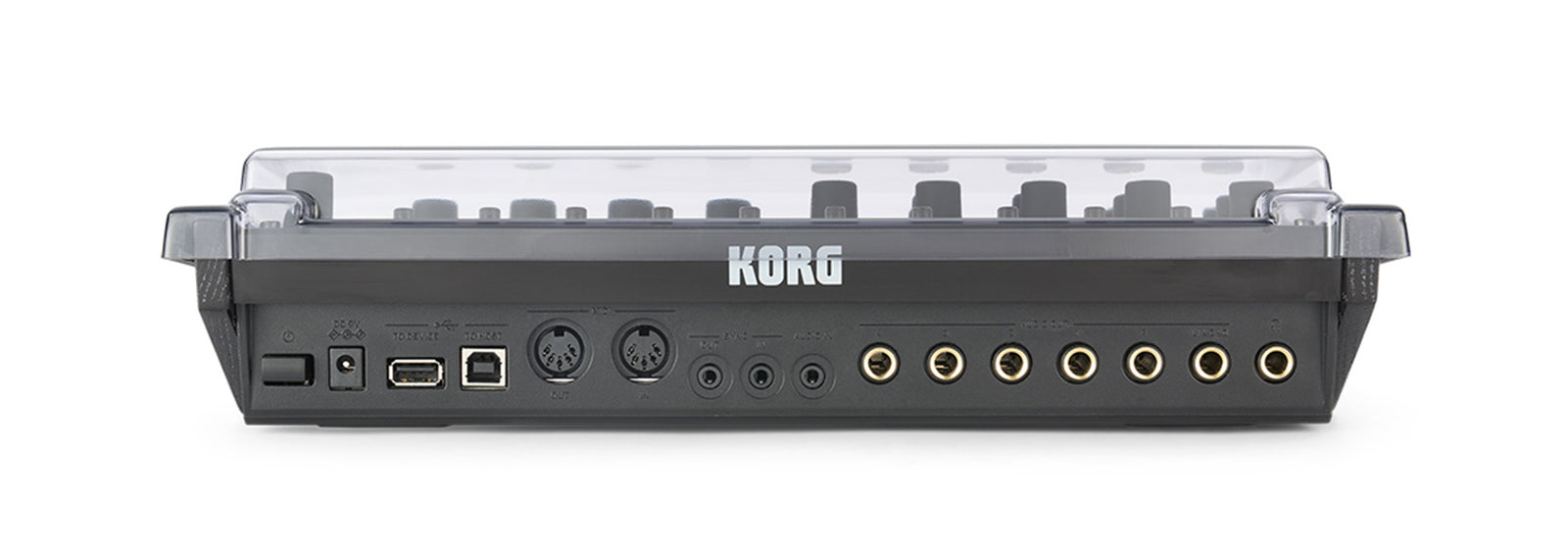 Decksaver DS-PC-DRUMLOGUE Protection Cover for Korg Drumlogue Hybrid Drum Machine - Soft-Fit by Decksaver