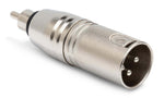 Hosa GXR-135, XLR Male to RCA Male Adapter by Hosa
