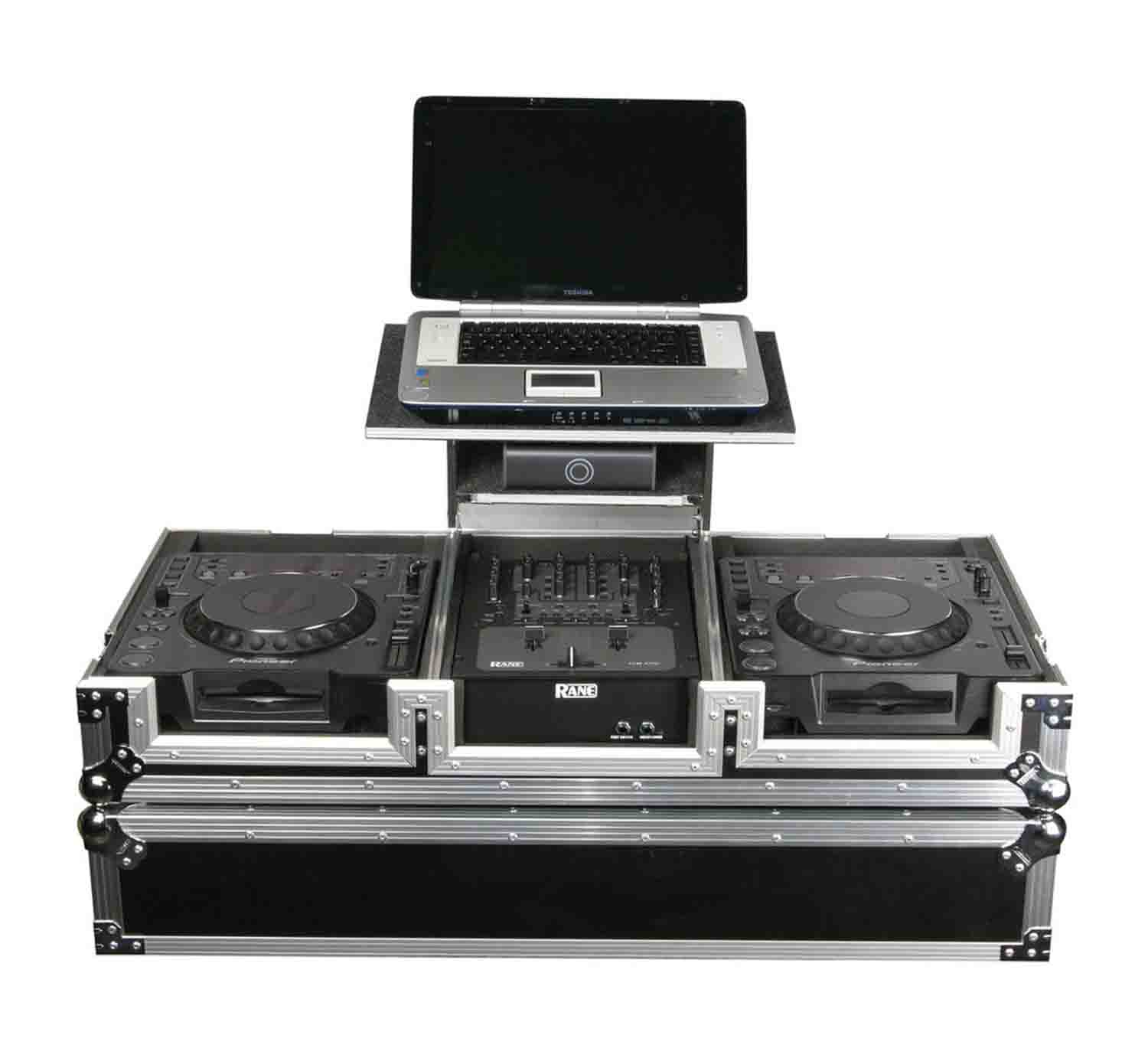 B-Stock: Odyssey FZGS10CDJW Flight Zone Glide Style Laptop DJ CD Mixer Coffin with Wheels by Odyssey