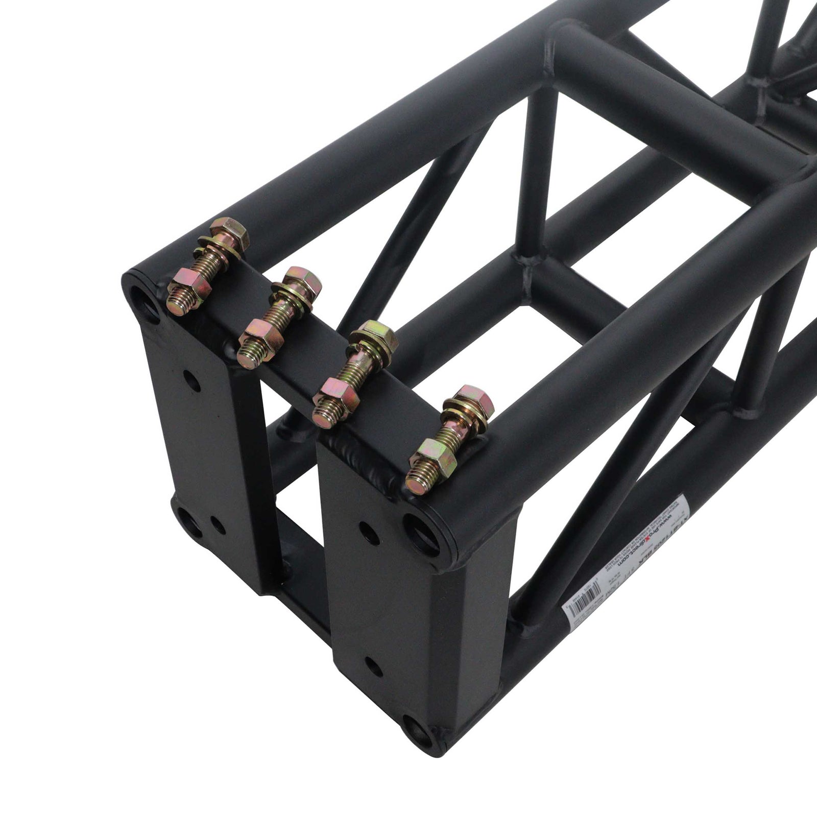 ProX XT-BT1202BLK, 12 Inch Black Bolted Professional Box Truss Segment - 2 Ft by ProX Cases