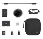 DJI Mic CP.RN.00000308.01, Compact Digital Wireless Microphone System/Recorder for Camera and Smartphone (2.4 GHz) by DJI