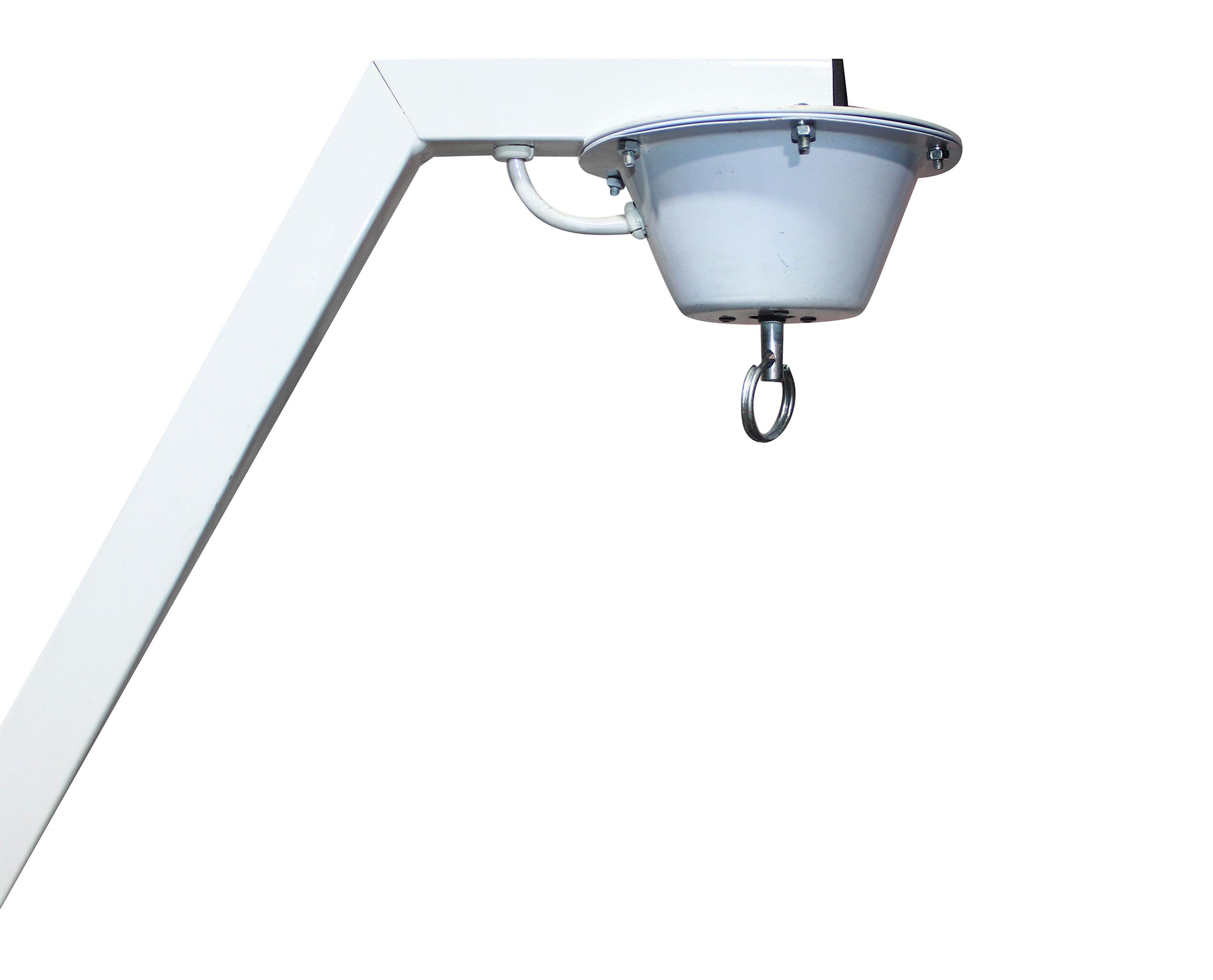 B-Stock Scratch & Dent: ProX X-MB20STAND 20" Mirror Ball Free Standing Hook with 1 RPM Motor - White