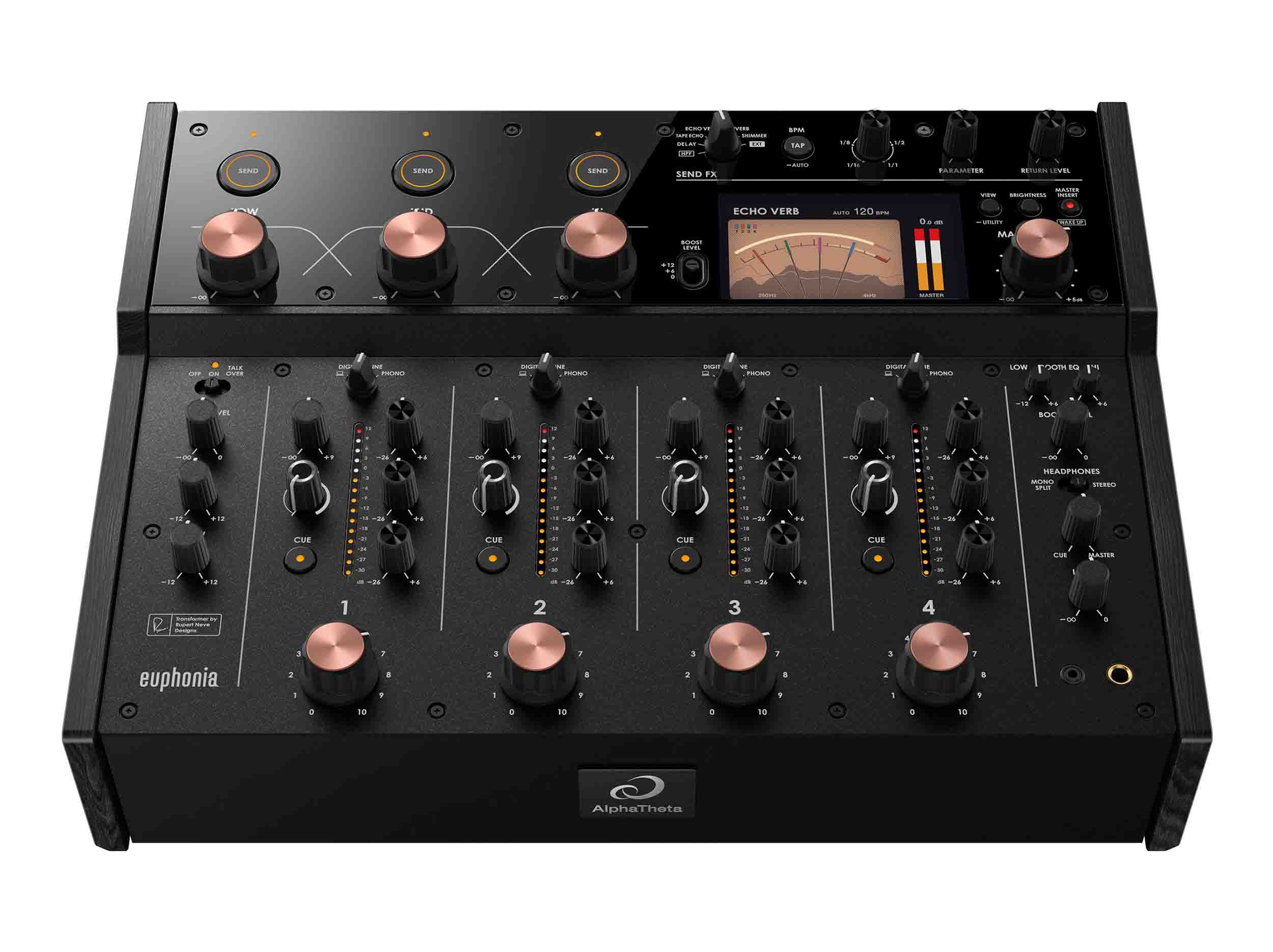 B-Stock: AlphaTheta 4-Channel Pro Rotary Mixer - Euphonia