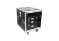 ProX XS-12USLAM24, 12U Vertical Rack Mount Case with 2 Sliding Doors and Caster Wheels by ProX Cases