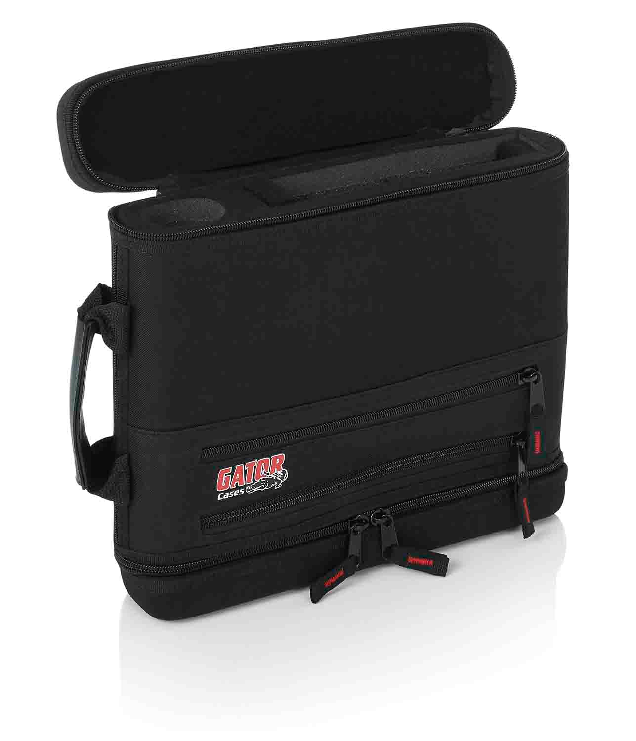 Gator Cases GM-1WEVAA DJ Case for Wireless Microphone System - Half Rack by Gator Cases