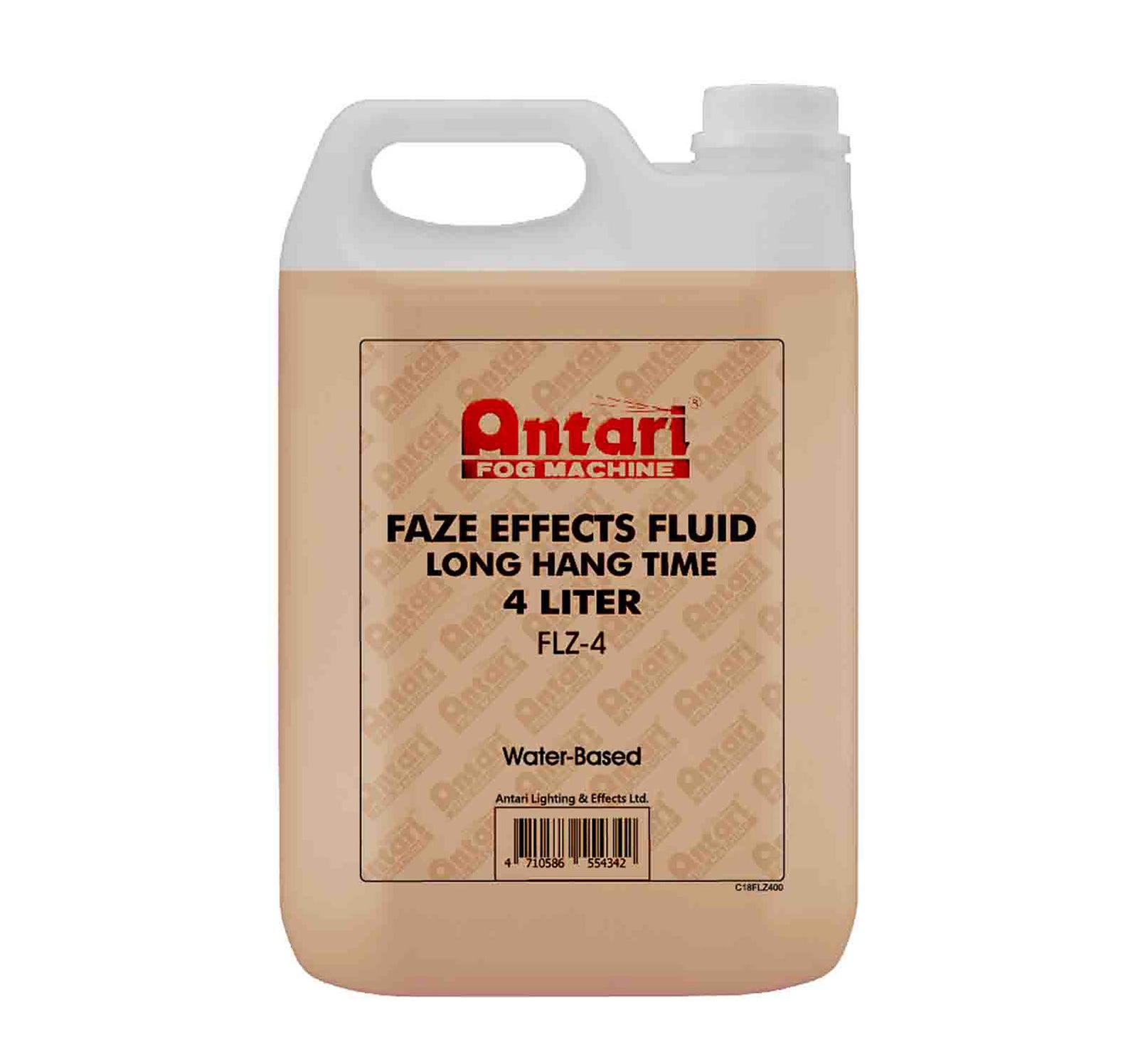 Antari FLZ-4 Premium Water Based Fazer Fluid - 4L Bottle by Antari