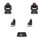 Chauvet DJ Spot 160 ILS LED Lights DJ Lighting Package with USB DMX Transceivers and Wireless Lighting Controller by Chauvet DJ
