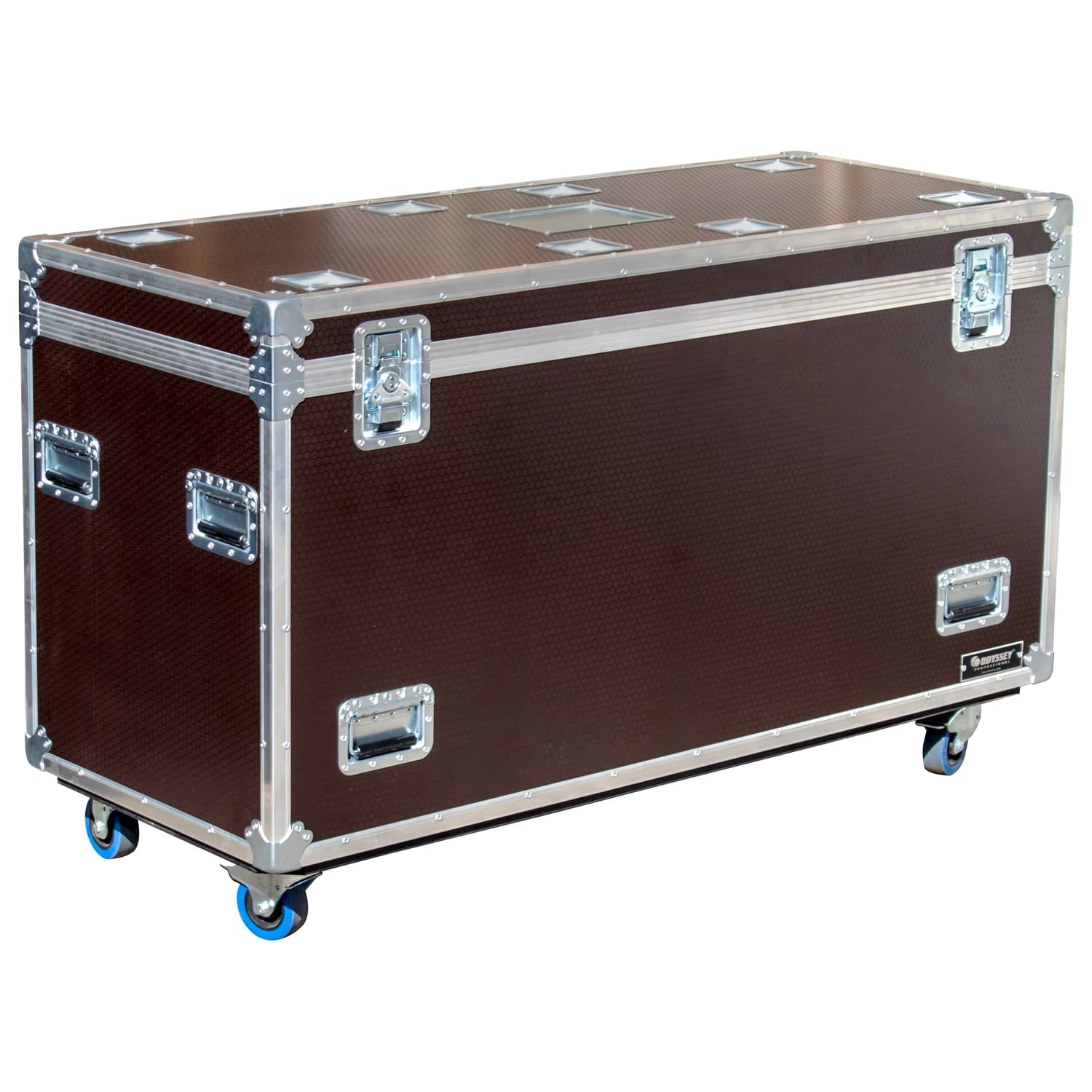 Odyssey OPT602436WBRN, Professional Brown Hex Board Utility Tour Trunk Case with Caster Wheels by Odyssey