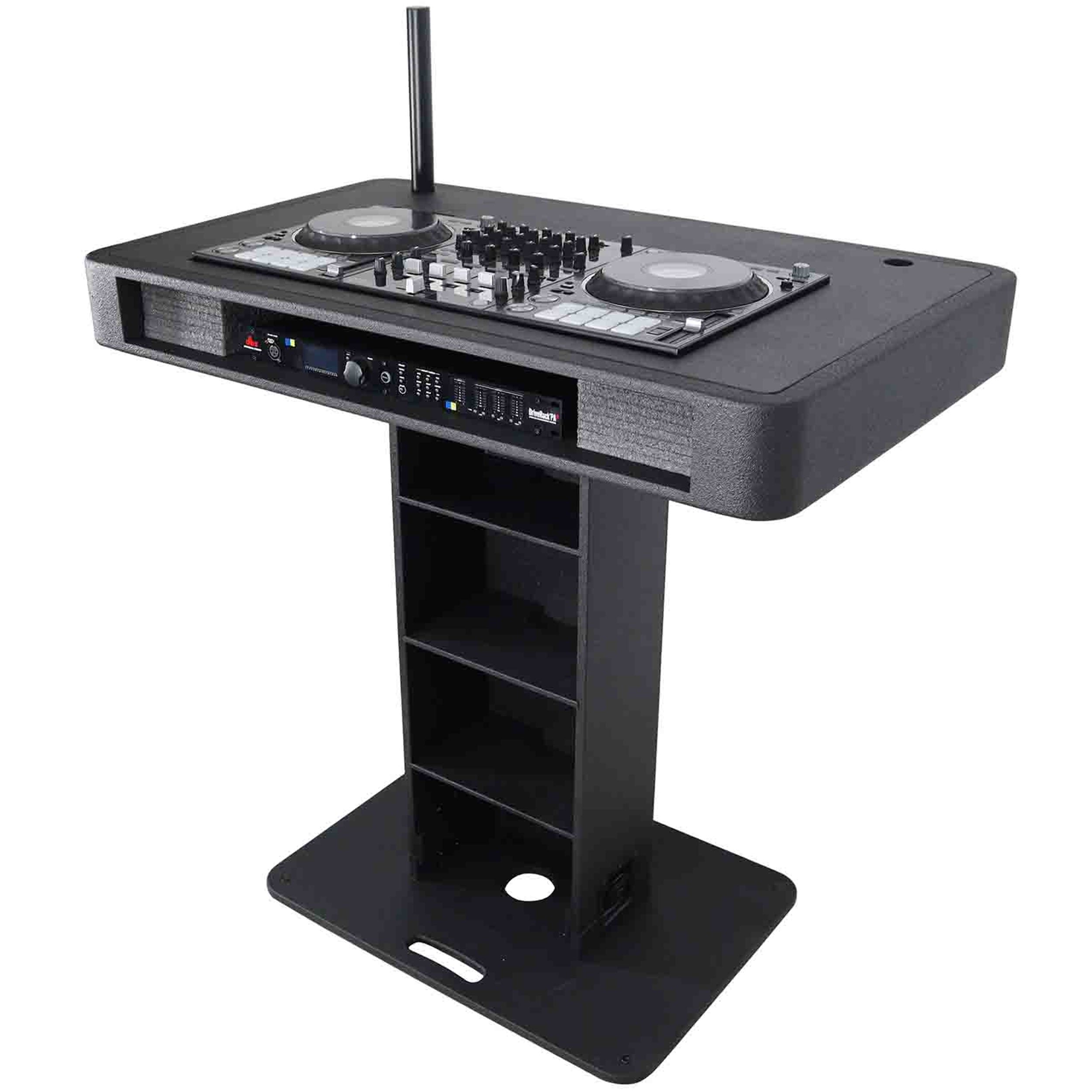 ProX XZF-DJCTBL, DJ Control Tower Podium Stand for PIONEER XDJ-XZ DDJ-1000, DDJ-SX3 RANE One - Black