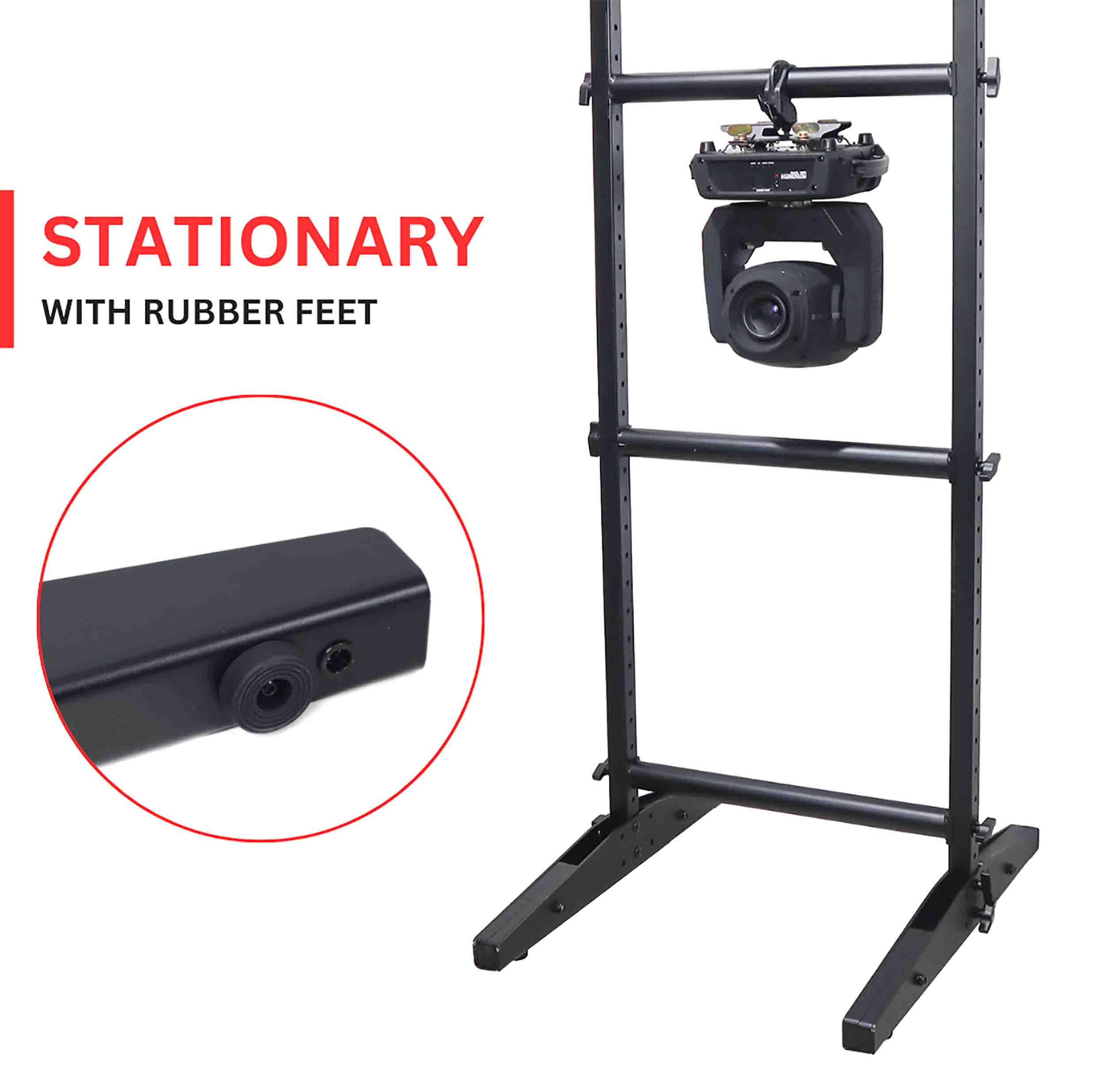 ProX X-ALTO7FT, 7FT Lighting Fixture Moving Head U-Grid Module with 4 Adjustable Bars by ProX Cases