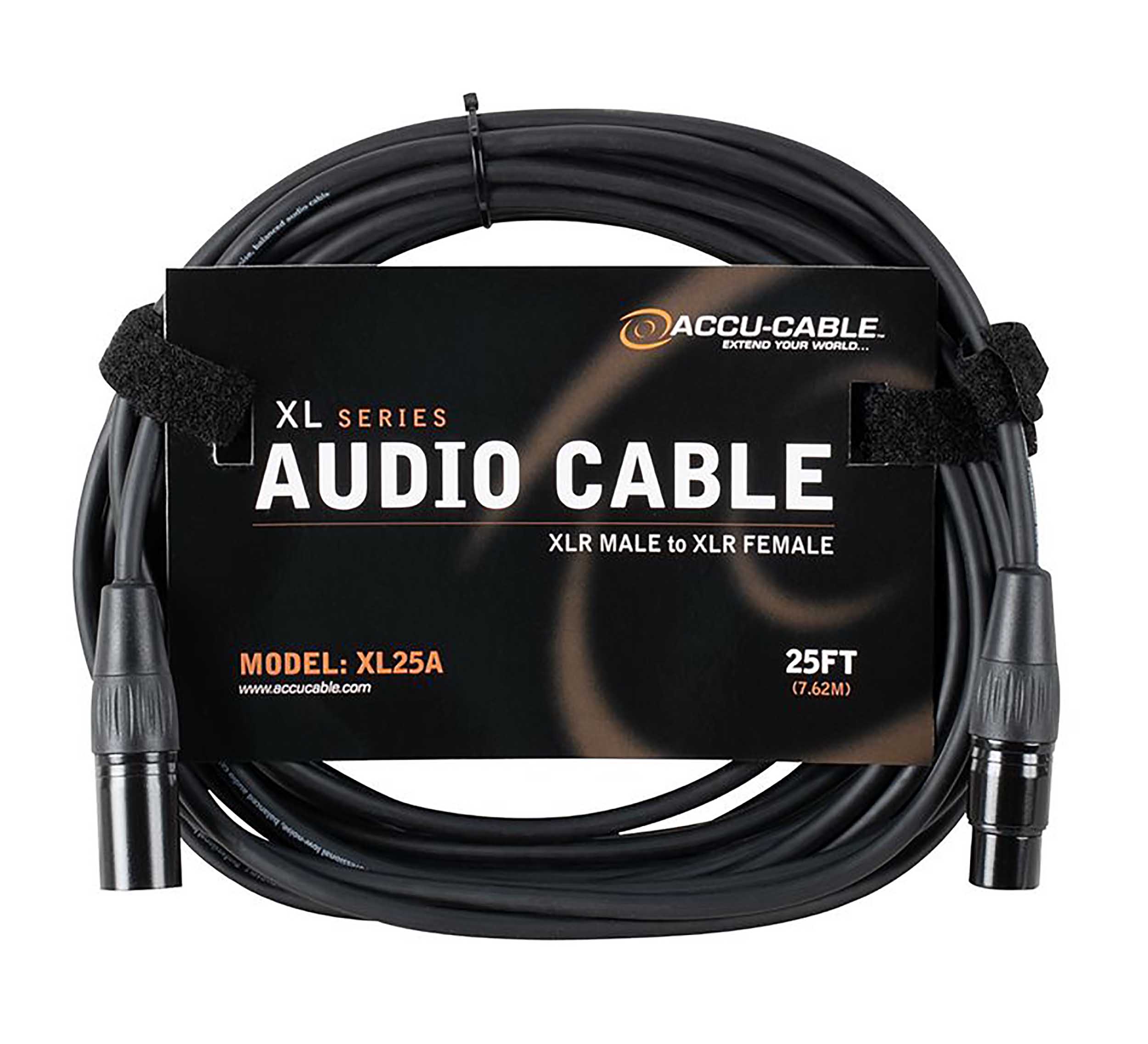 Accu-Cable XL-VAR, XLR Male to XLR Female Balanced Audio Cable by Accu Cable