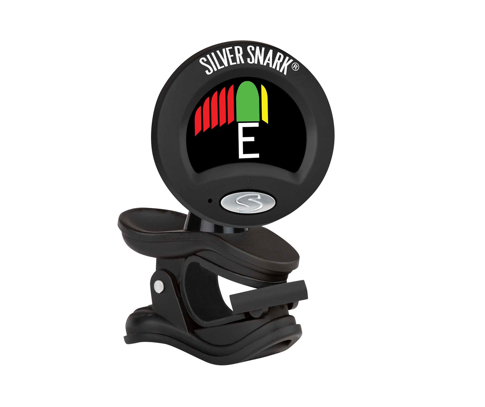 Snark SIL-BLK, Silver Snark Chromatic Tuner - Black by Snark