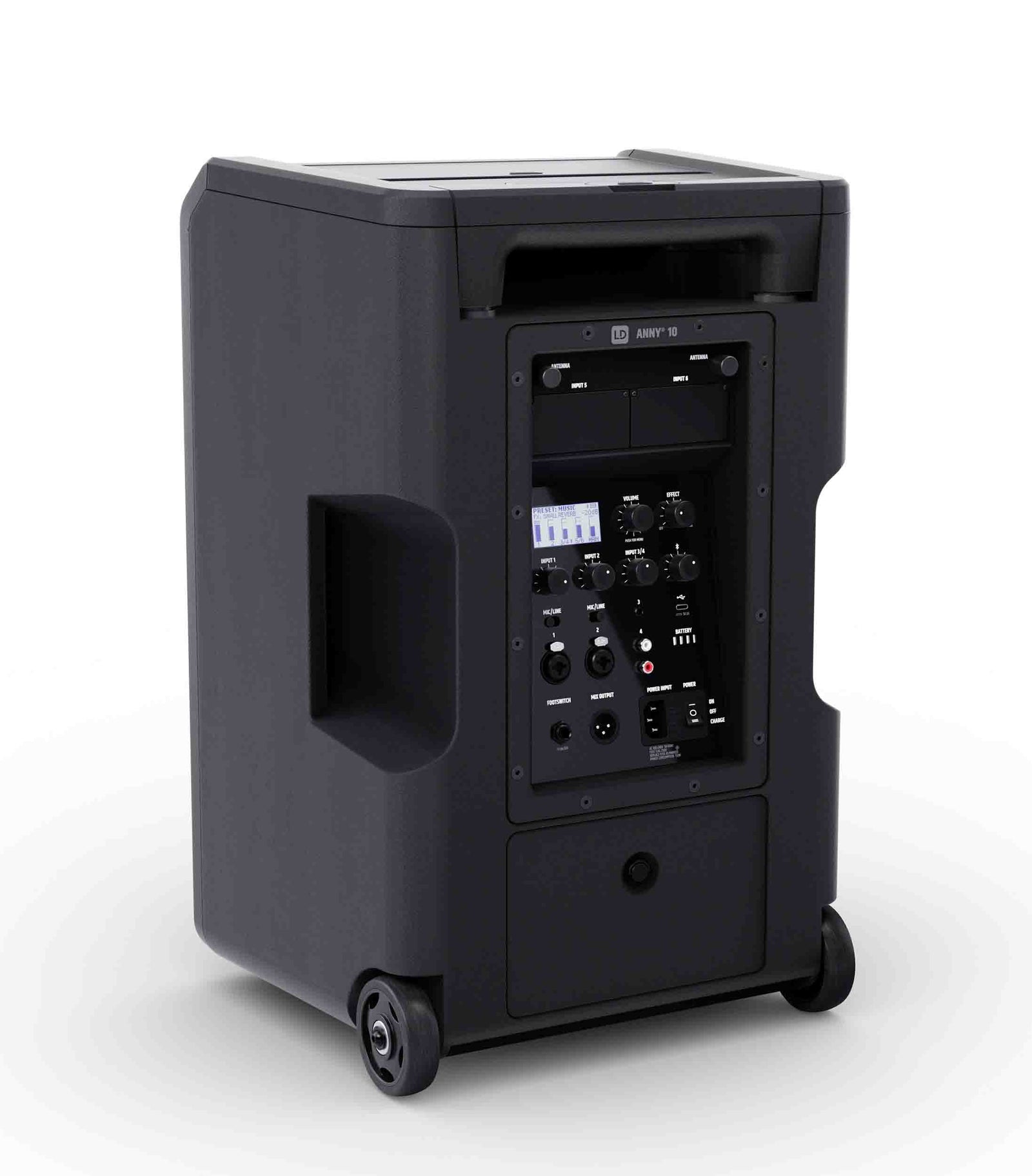 LD Systems ANNY10 10" Portable Battery-Powered Bluetooth PA System with Mixer by LD Systems