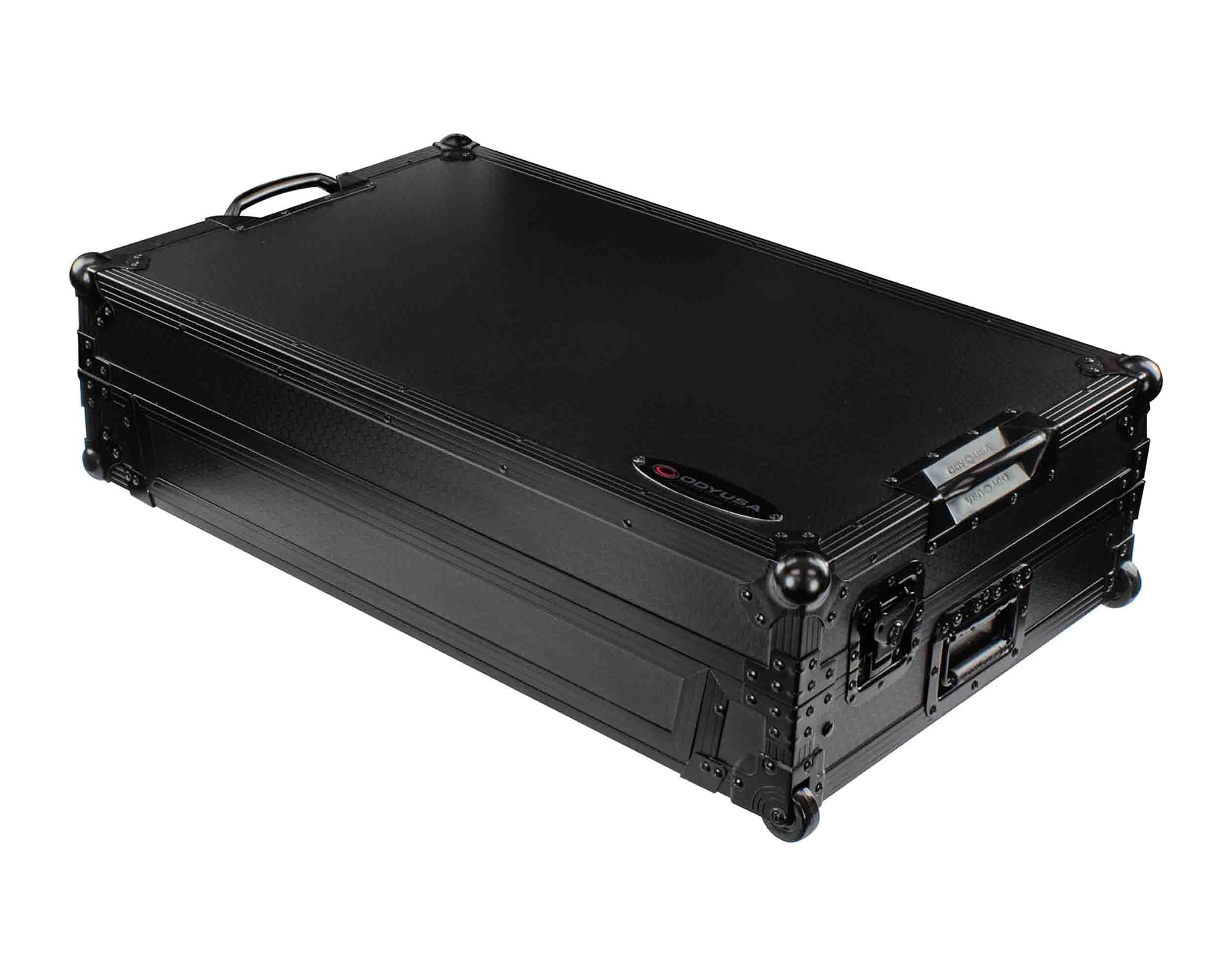 Odyssey 810394 Rane Performer I-Board 1U Flight Case with Glide Style Laptop Platform and Wheels