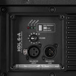 RCF HDL6-A, 1400W Dual 6" Active Line Array Module - Black by RCF