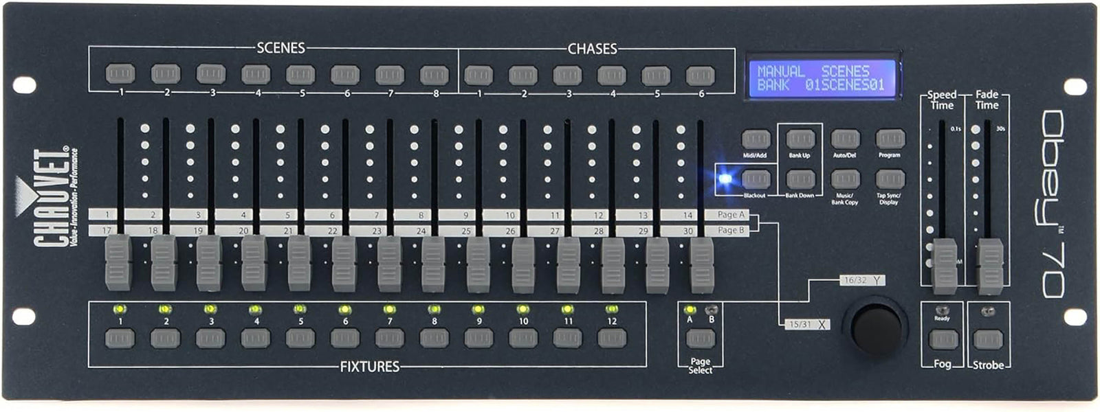 Chauvet DJ OBEY70 Obey 70 Universal DMX-512 Controller | LED Light Controllers by Chauvet DJ