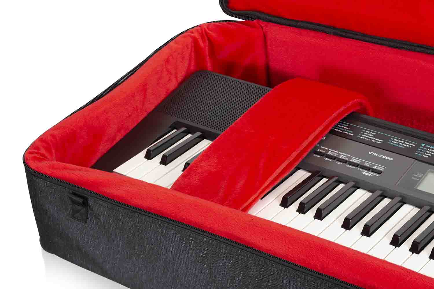 Gator Cases GTK61-BLK Transit Series Protective Gig Bag for 61-Note Keyboards by Gator Cases