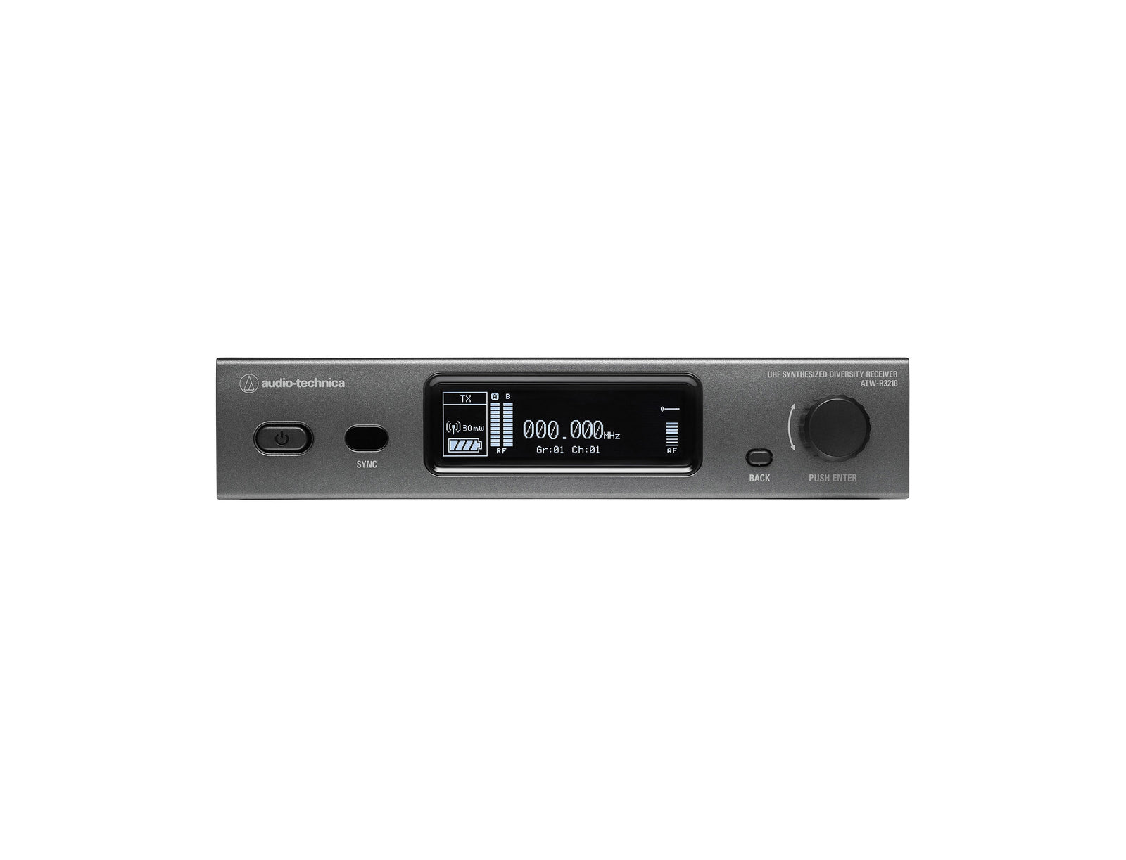 Audio-Technica ATW-R3210DE2, 3000 Series Wireless Receiver - DE2: 470 to 530 MHz by Audio-Technica