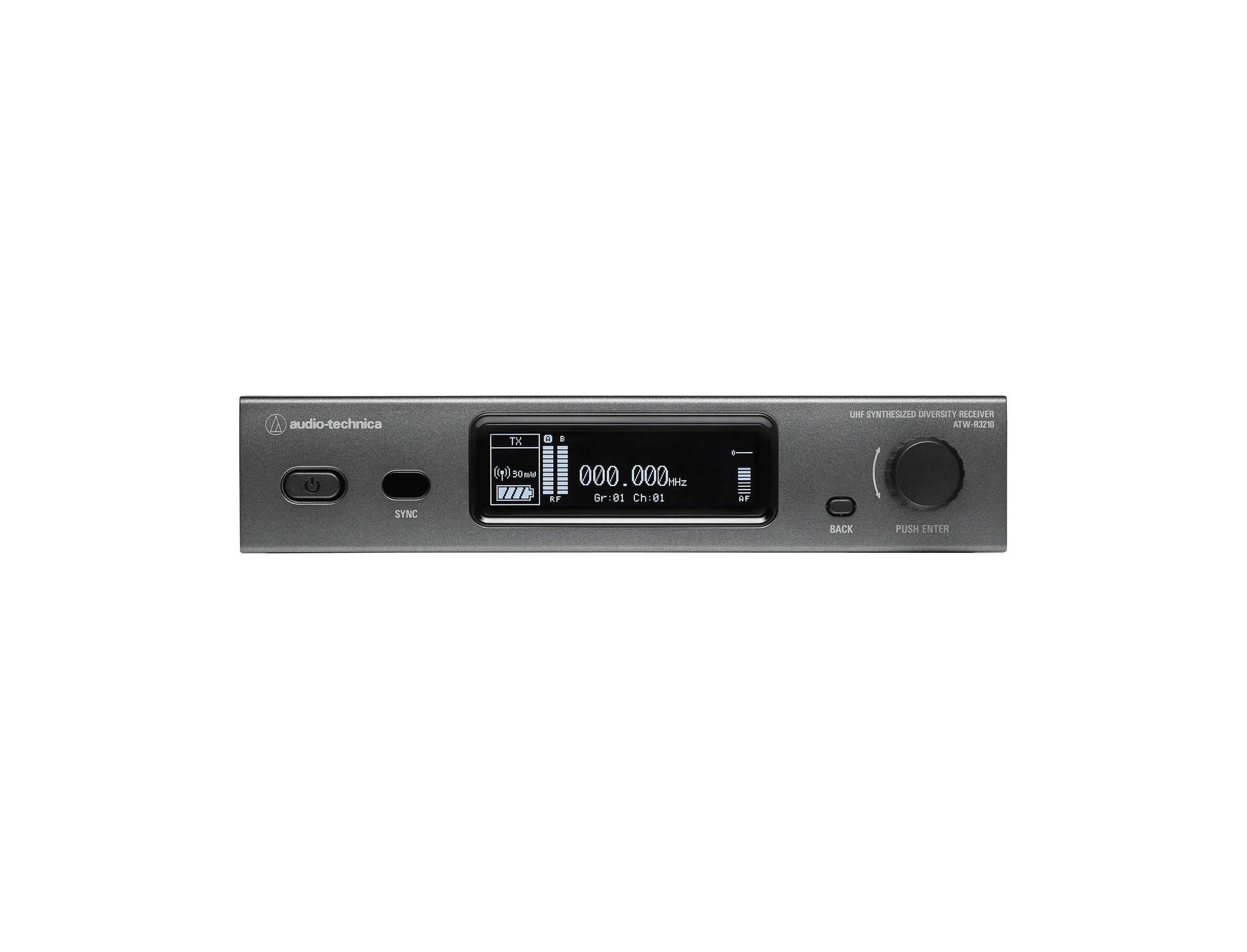 Audio-Technica ATW-R3210DE2, 3000 Series Wireless Receiver - DE2: 470 to 530 MHz by Audio-Technica