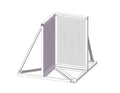 ProX XT-CSB4FT-CORNER, Heavy-Duty Aluminum Ventilated Crowd Barrier Corner and Base - 4 Ft by ProX Cases
