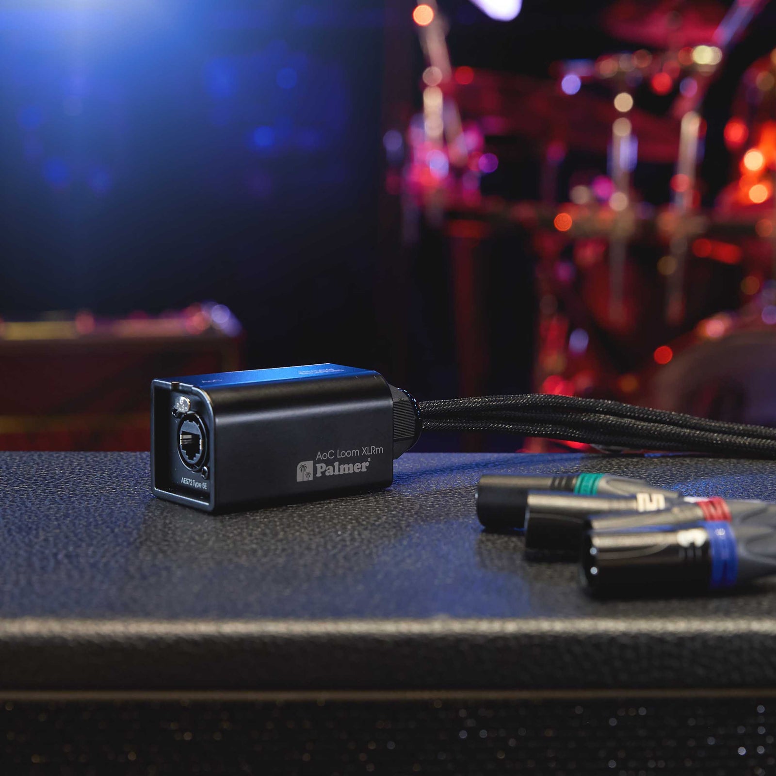 Palmer PAOCLXLRM, Audio Over Cat Loom from Ethercon to 4 X XLR Male by Palmer