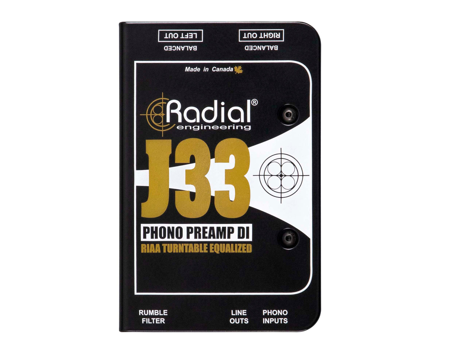 Radial Engineering J33, Combination RIAA Phono Preamp and DI Box by Radial Engineering