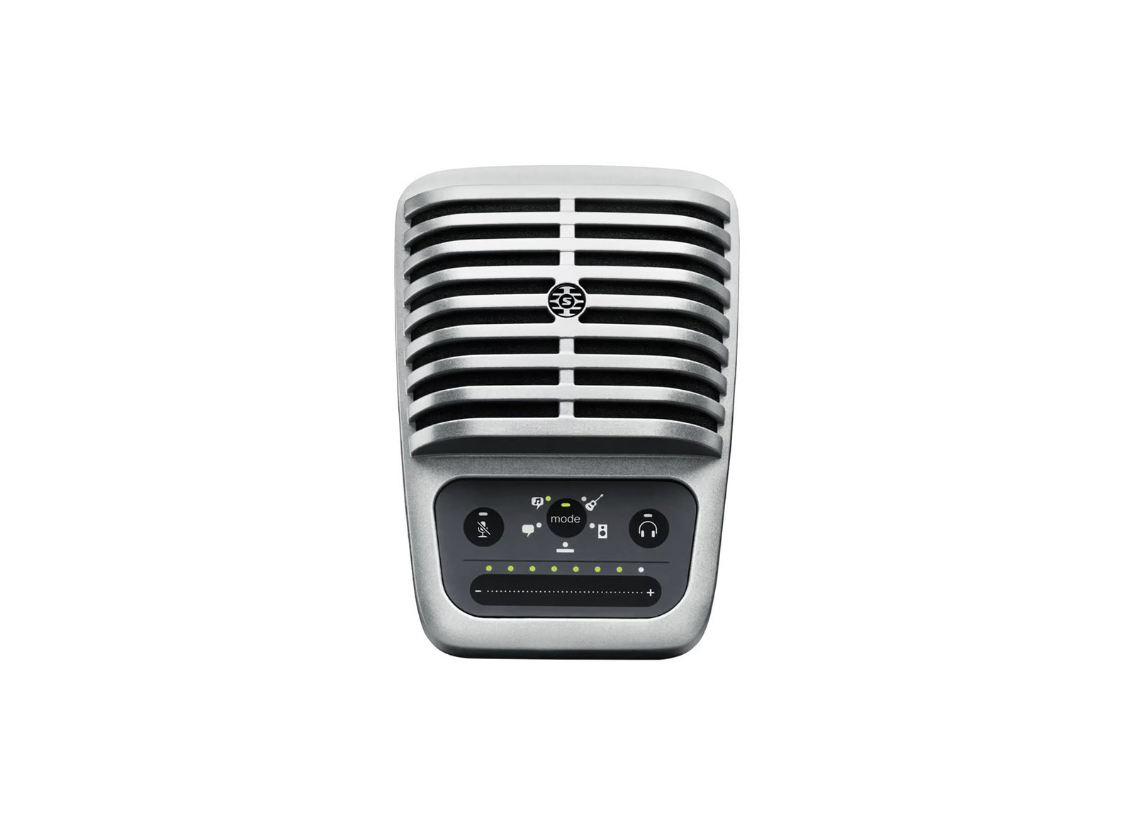 Shure MV51 Digital Condenser Microphone with Large-Diaphragm for Computers and iOS Devices - Silver by Shure