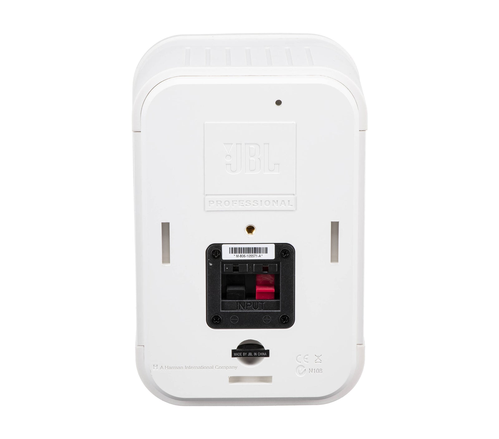 JBL C1PRO-WH, 5" Two-Way Professional Compact Loudspeaker - Single White Speaker by JBL