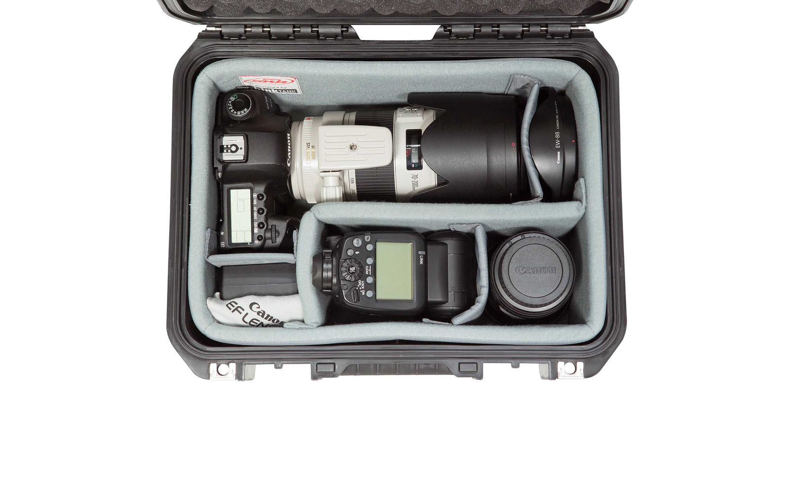 SKB Cases 3i-1309-6DT, iSeries Waterproof Case with Think Tank Designed Dividers - Black by SKB Cases