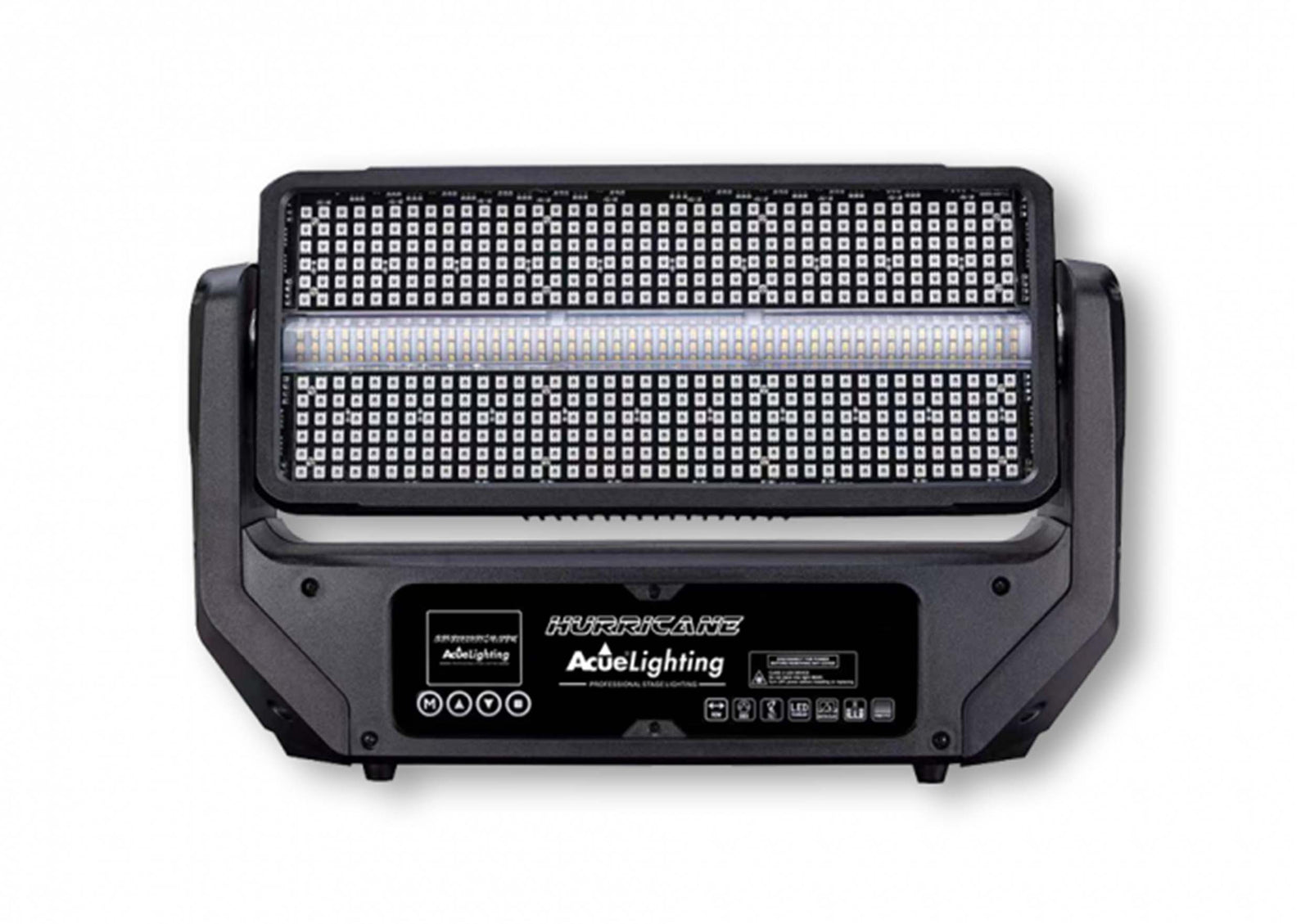 Acue Lighting Hurricane, RGBWA Strobe Light Features 3 In 1 RGB Strobe Panel with LED Cool-White + Amber Strobe Tube by Acue Lighting