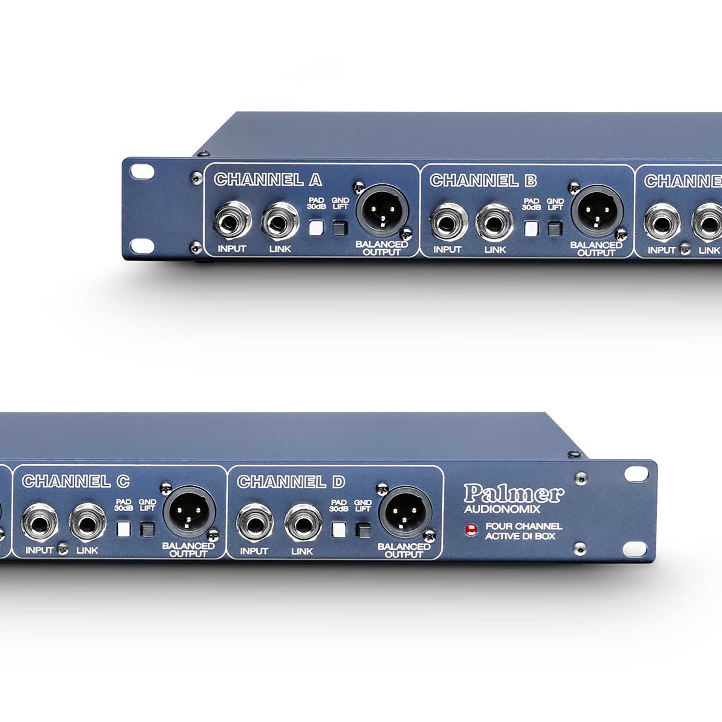 Palmer PAN 03 19" DI Box 4-Channel Active by Palmer
