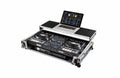Odyssey FZGSRANE4W1 1U Flight Case with Glide Style Laptop Platform and Wheels for Rane Four Controller by Odyssey