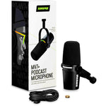 Shure MV7+-K Hybrid Podcast Microphone - Black by Shure