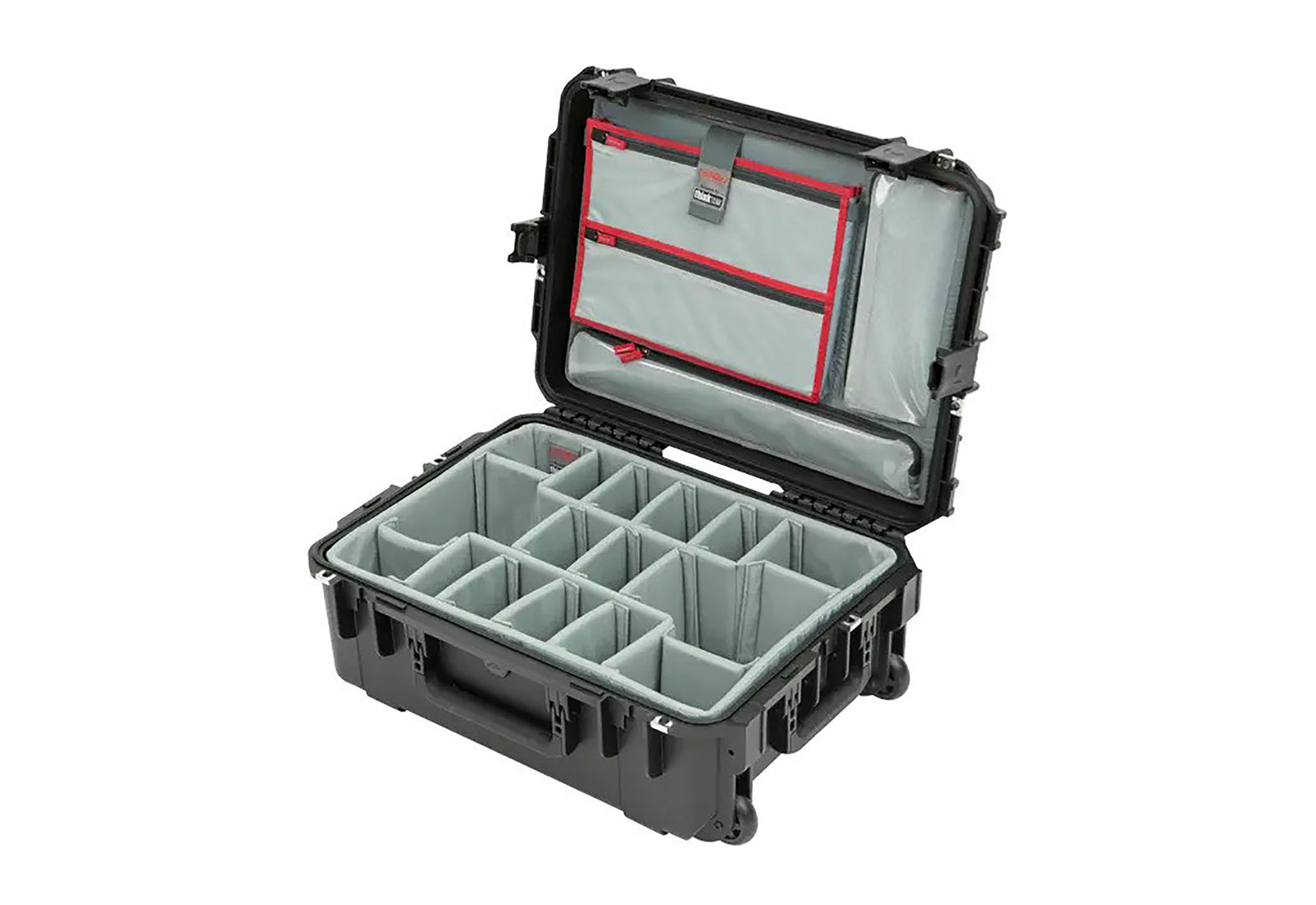 SKB Cases 3i-2215-8DL, iSeries Utility Case with Think Tank Photo Dividers and Lid Organizer - Black by SKB Cases