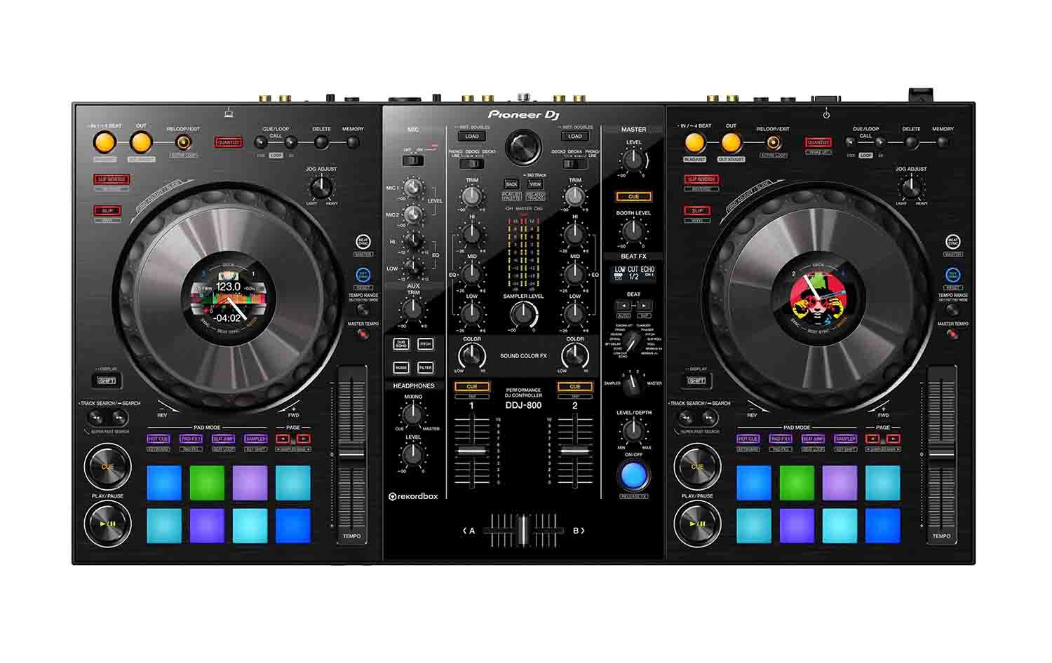 Pioneer DDJ-800 DJ Controller Bundle Deal Odyssey Case with HDJ-X5-S Headphones Silver DJ Package