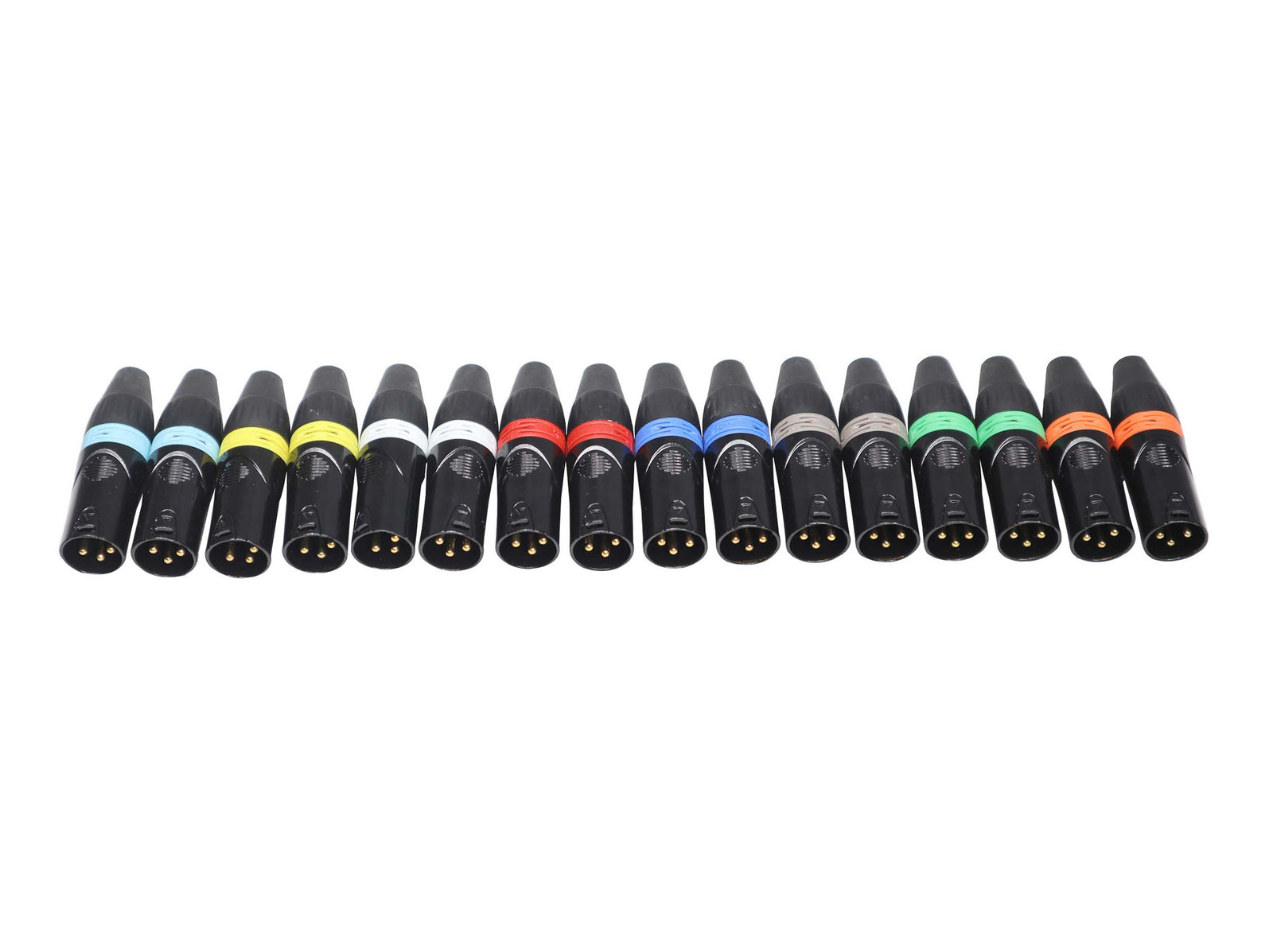 ProX XC-RINGPAK, Color Ring Replacements for XLR Cables - 16 Pack by ProX Cases