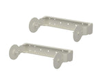 RCF H-BR 005 W, Pair of Brackets for Horizontal Wall Mounting of 6-Inch Compact M 06 Speaker Cabinets - White by RCF