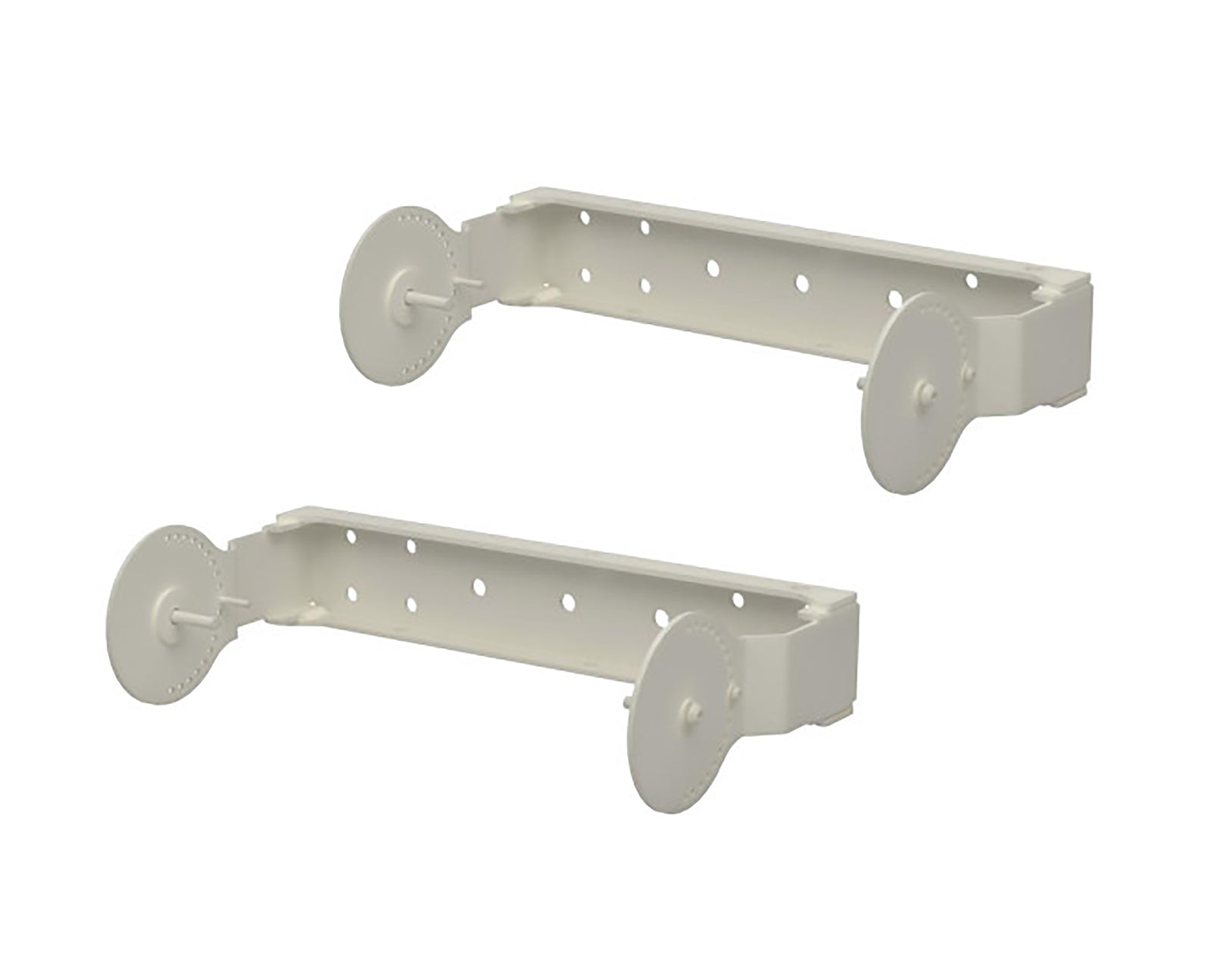 RCF H-BR 005 W, Pair of Brackets for Horizontal Wall Mounting of 6-Inch Compact M 06 Speaker Cabinets - White by RCF